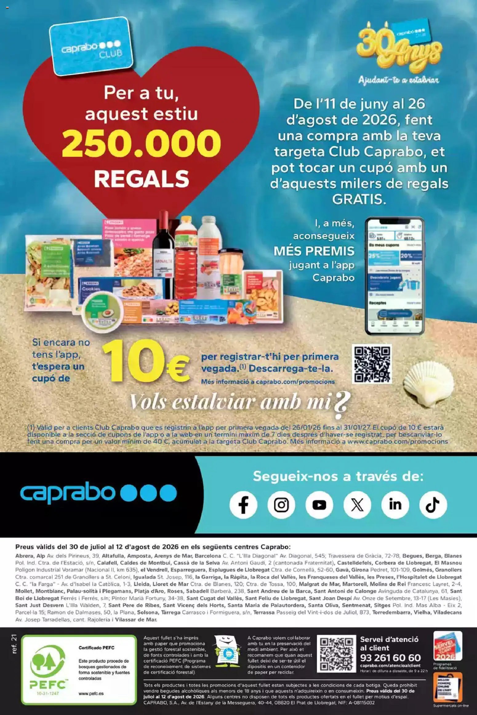 Caprabo oferta desde 30/07/2026 Caprabo Folleto