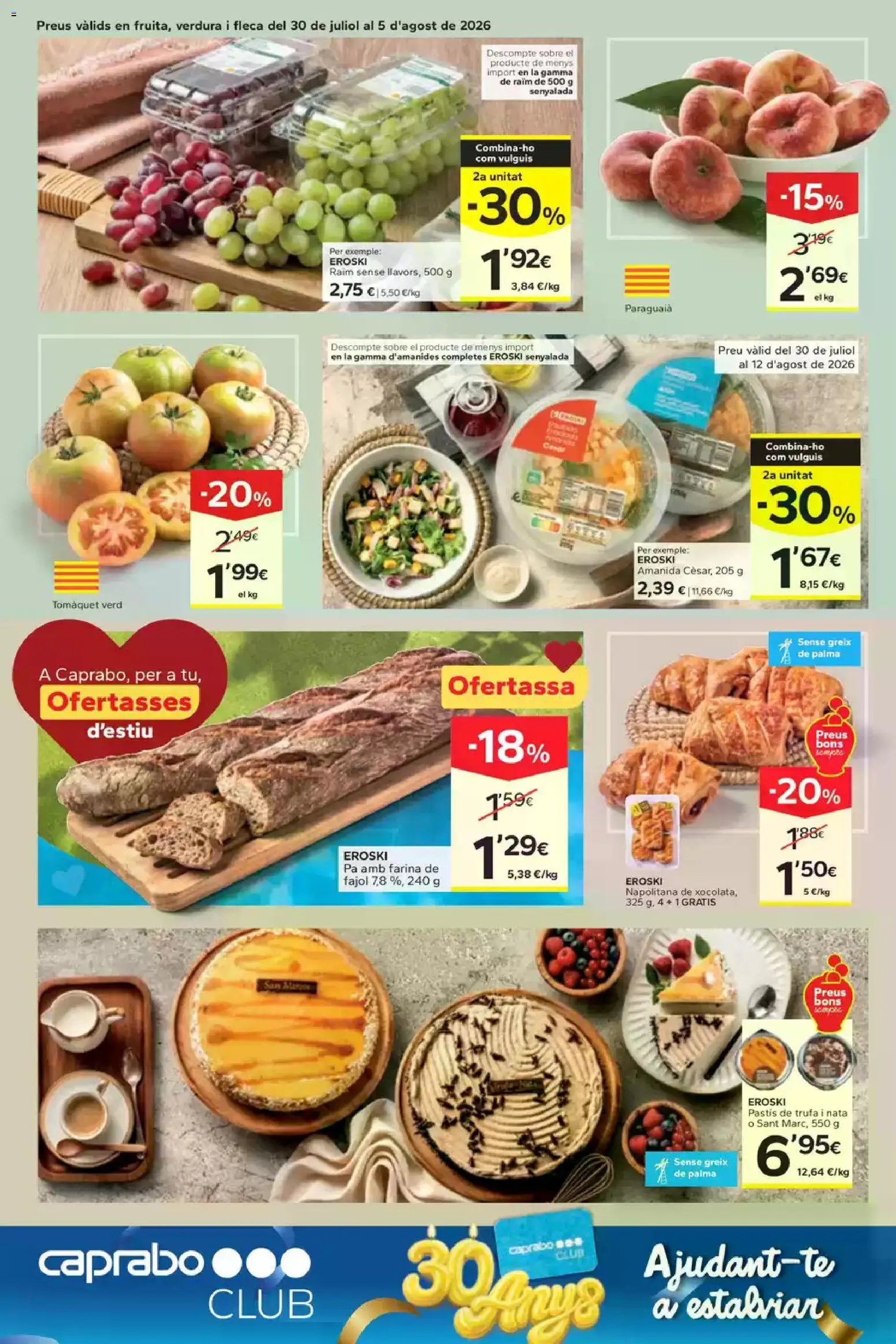 Caprabo oferta desde 30/07/2026 Caprabo Folleto