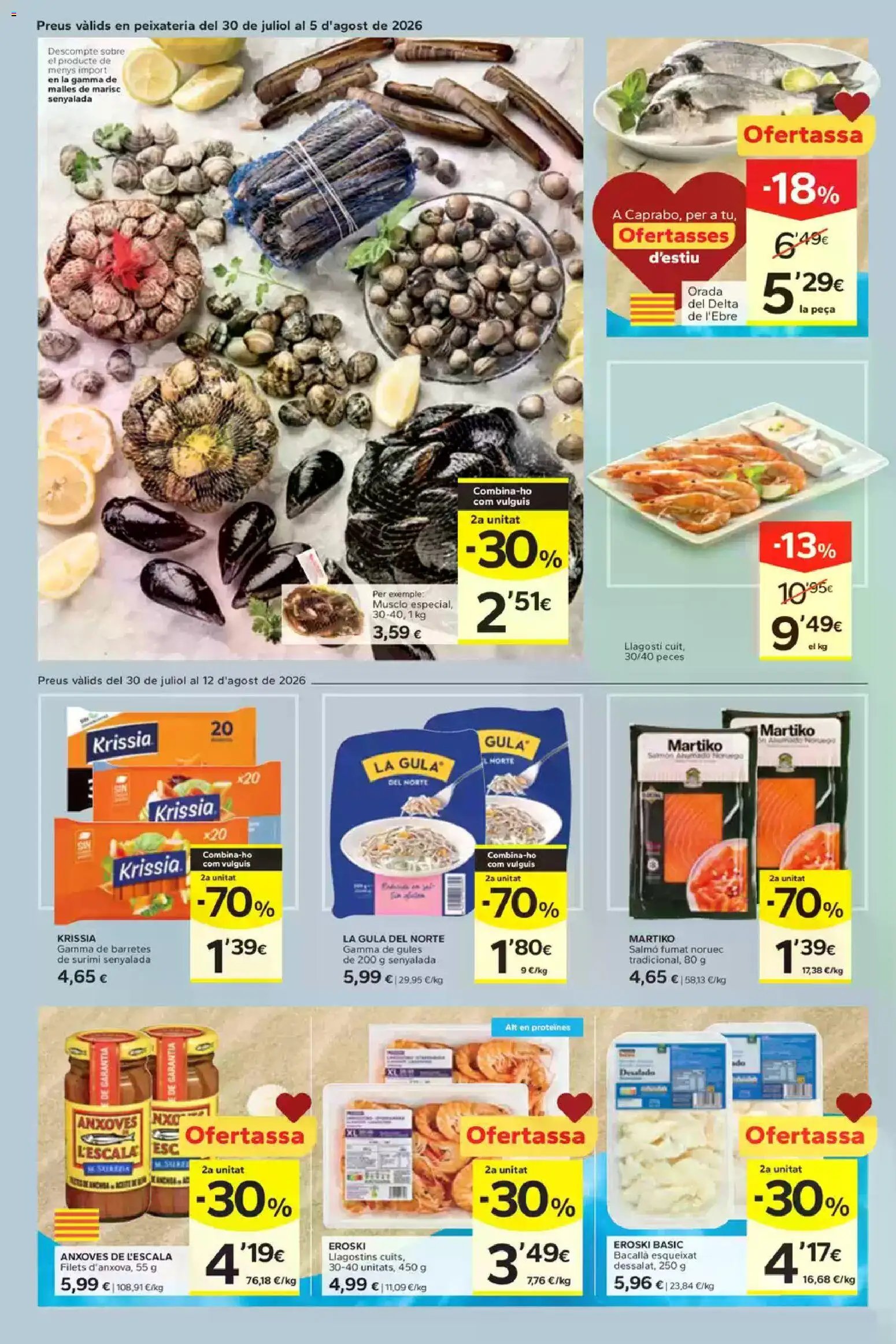 Caprabo oferta desde 30/07/2026 Caprabo Folleto