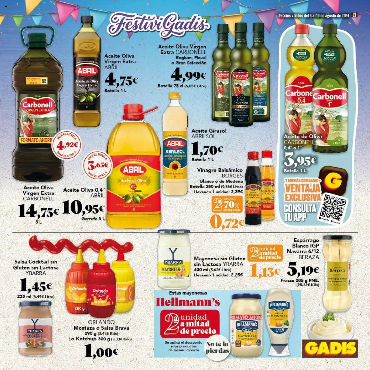 Gadis oferta desde 06/08/2026 Gadis Folleto