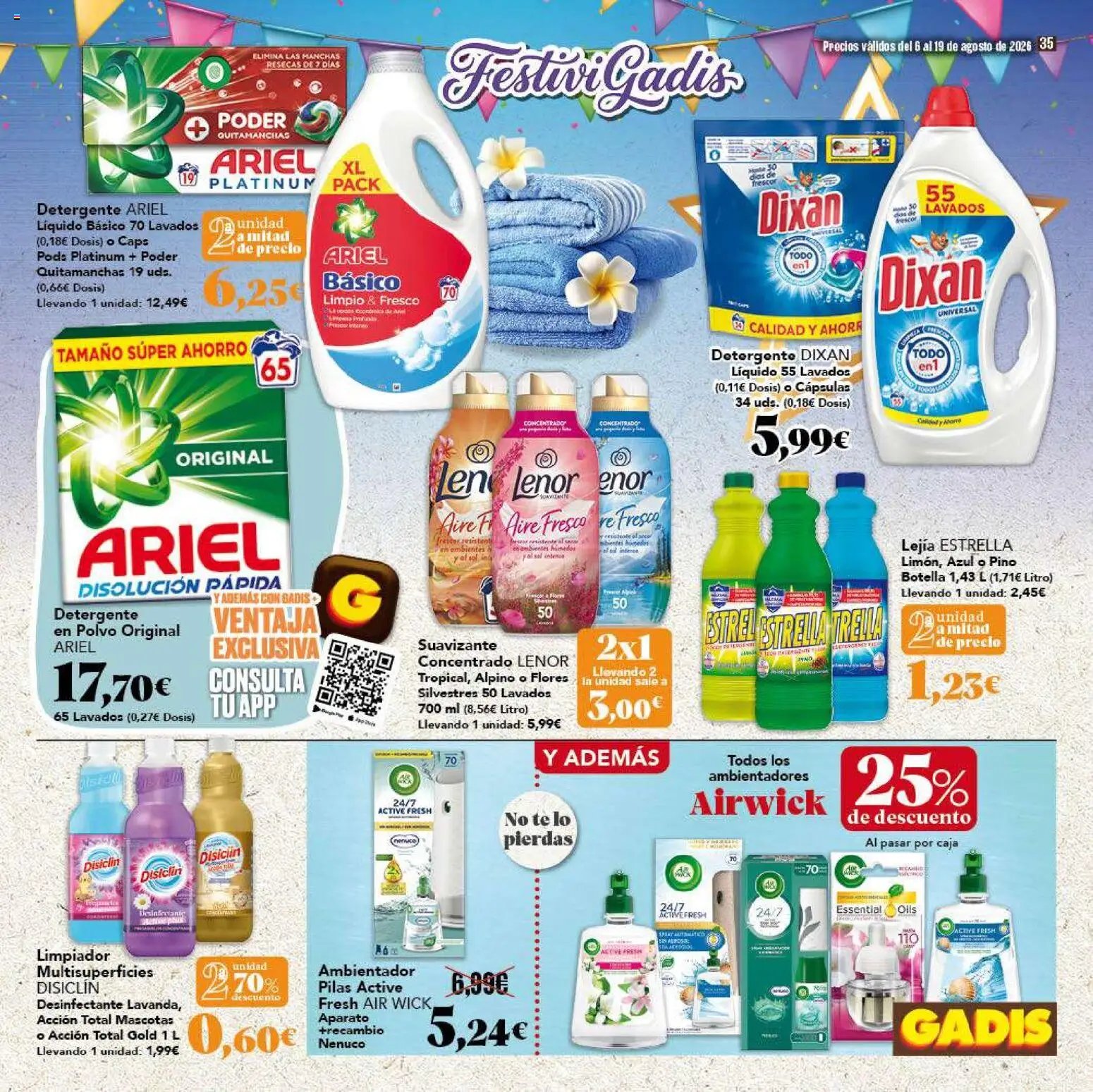 Gadis oferta desde 06/08/2026 Gadis Folleto
