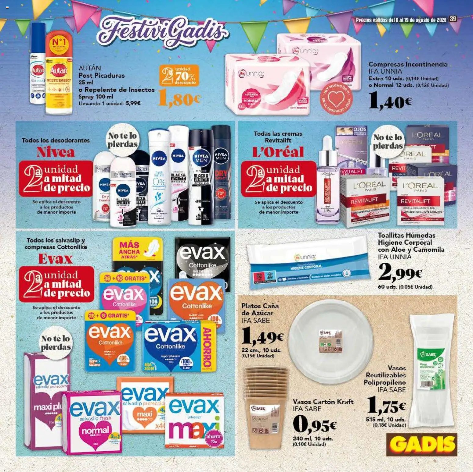 Gadis oferta desde 06/08/2026 Gadis Folleto