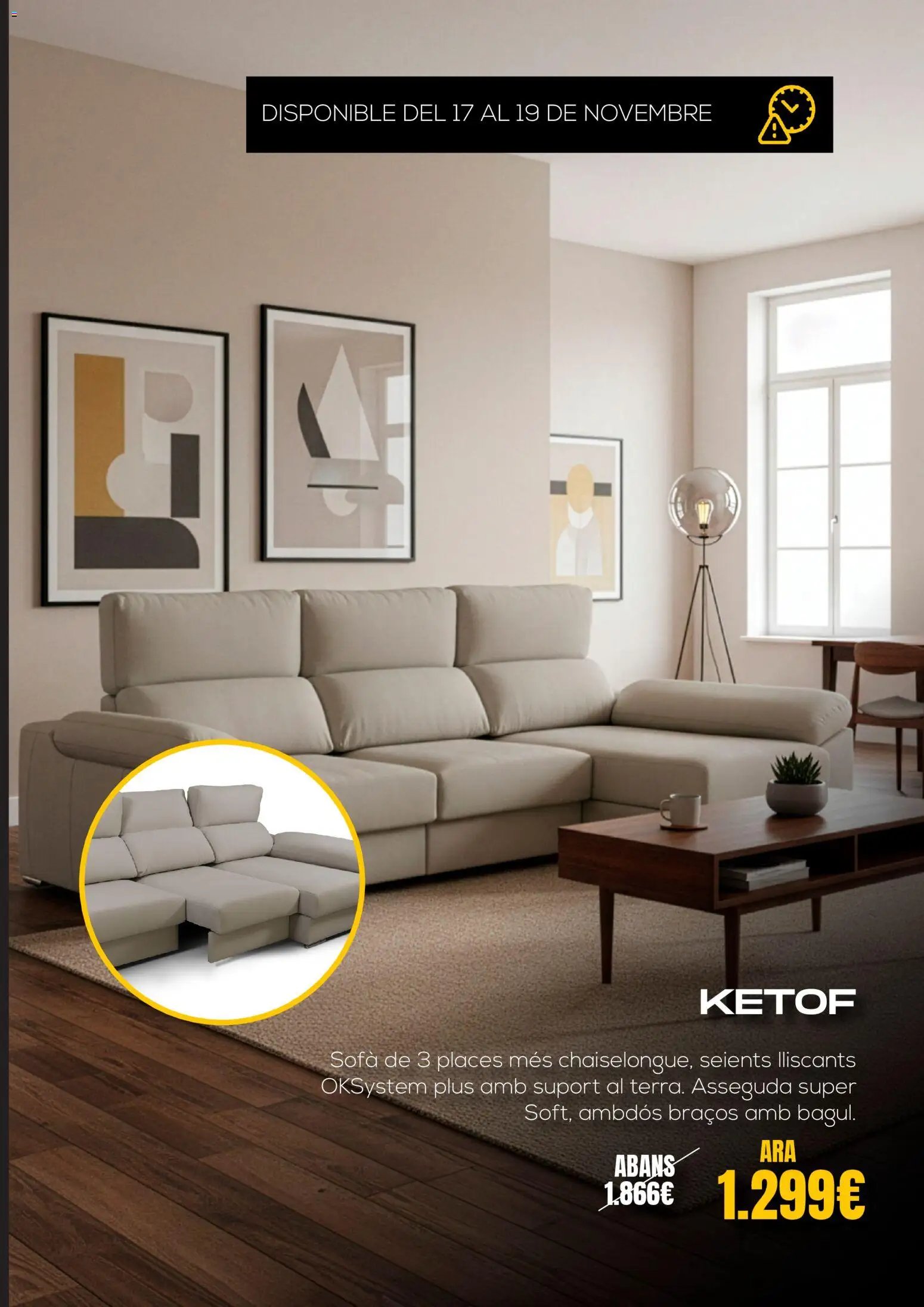 OKsofás oferta desde 07/11/2025 Black Friday Cat