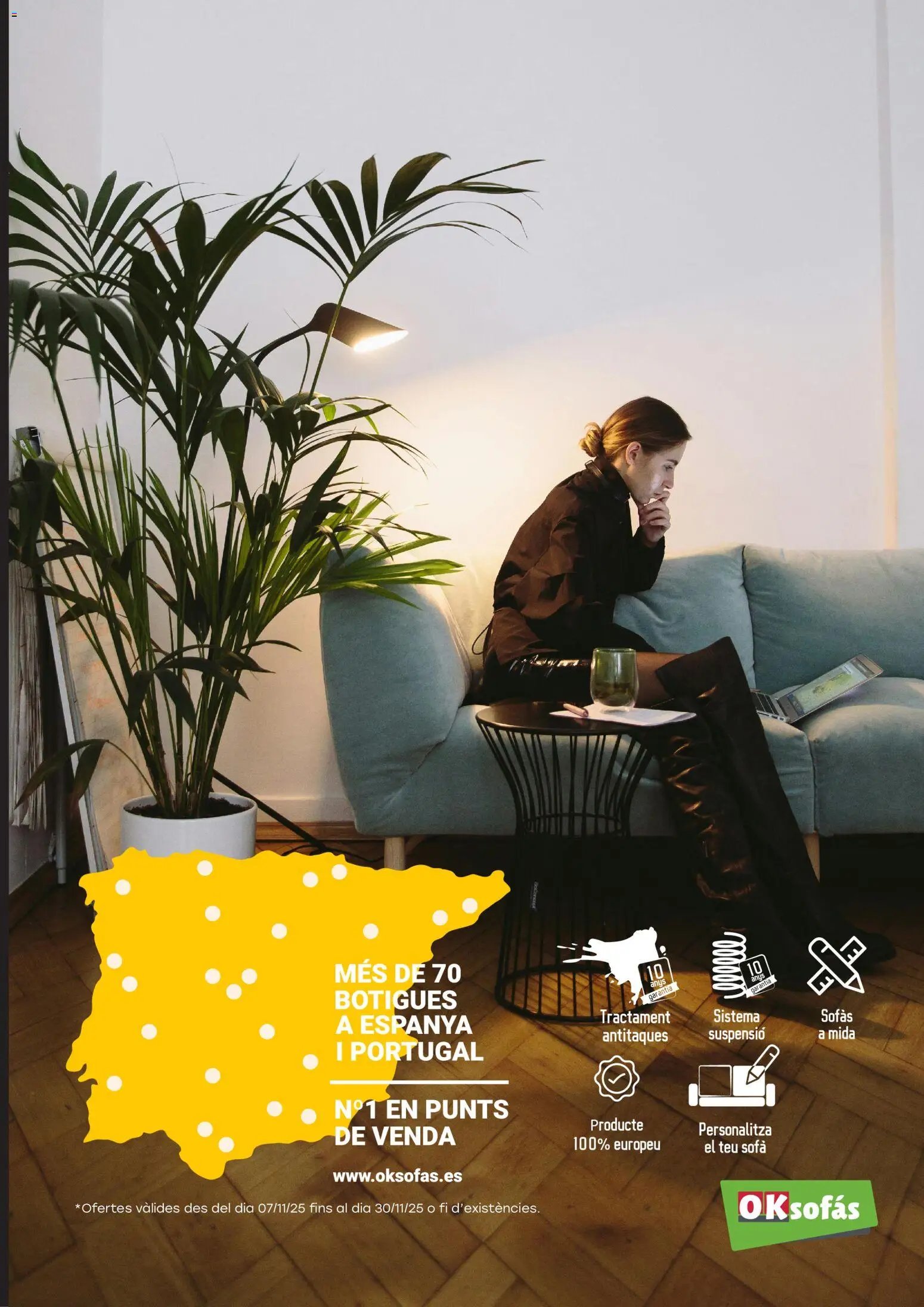 OKsofás oferta desde 07/11/2025 Black Friday Cat