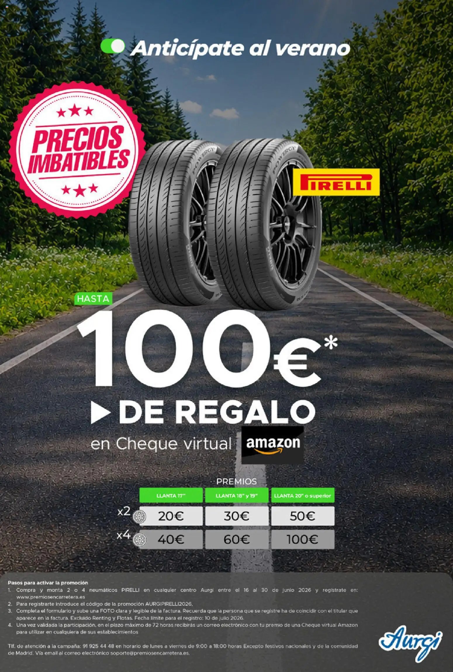 Aurgi oferta desde 16/06/2026 Aurgi Folleto