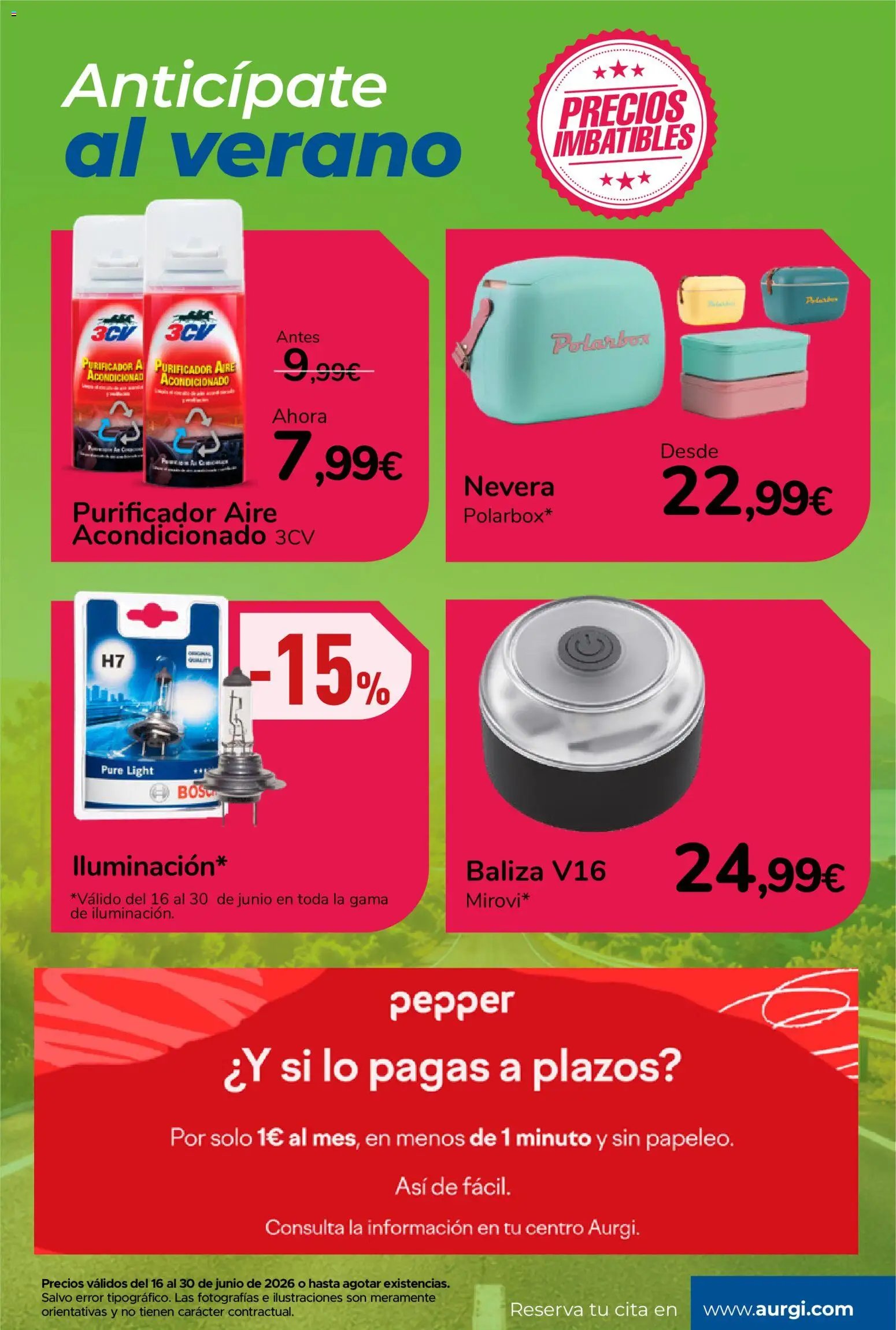 Aurgi oferta desde 16/06/2026 Aurgi Folleto