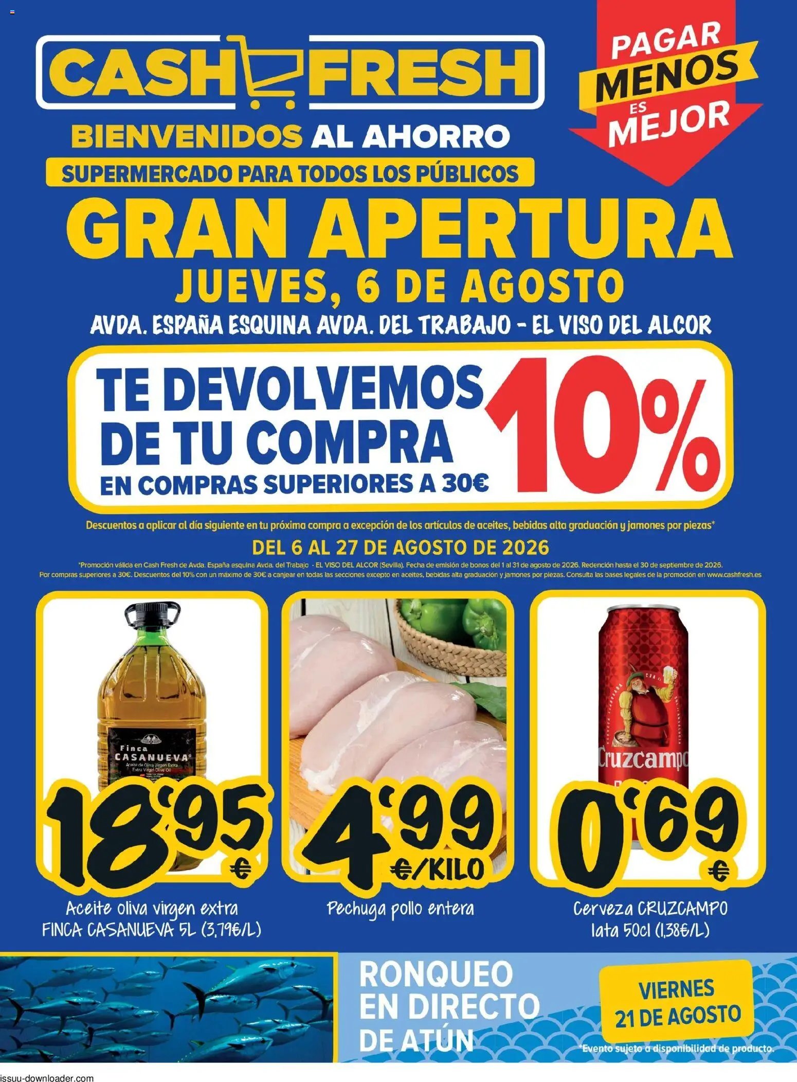 Cash Fresh oferta desde 06/08/2026 Cash Fresh Folleto Viso del Alcor