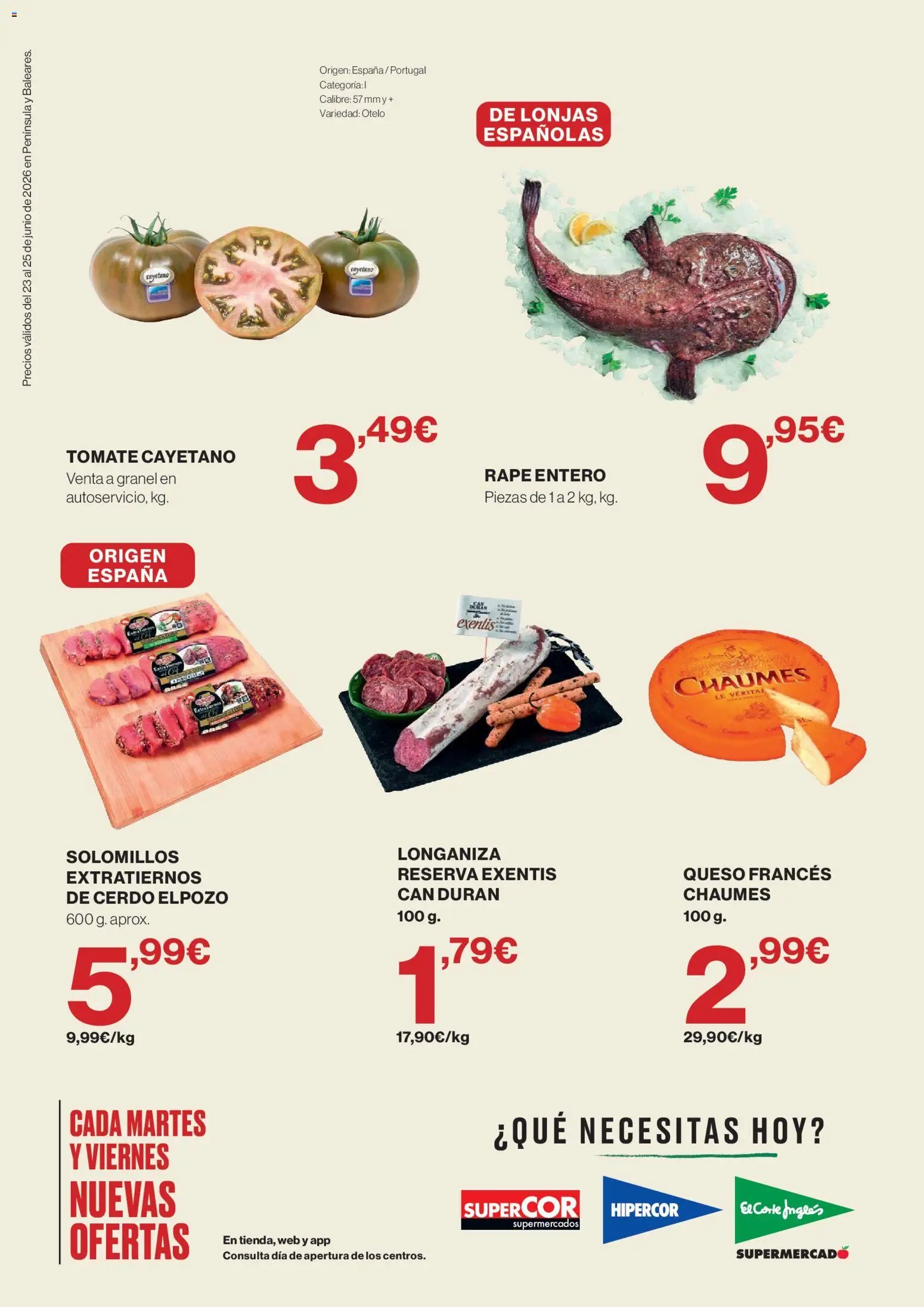 Hipercor oferta desde 23/06/2026 Hipercor Catálogo