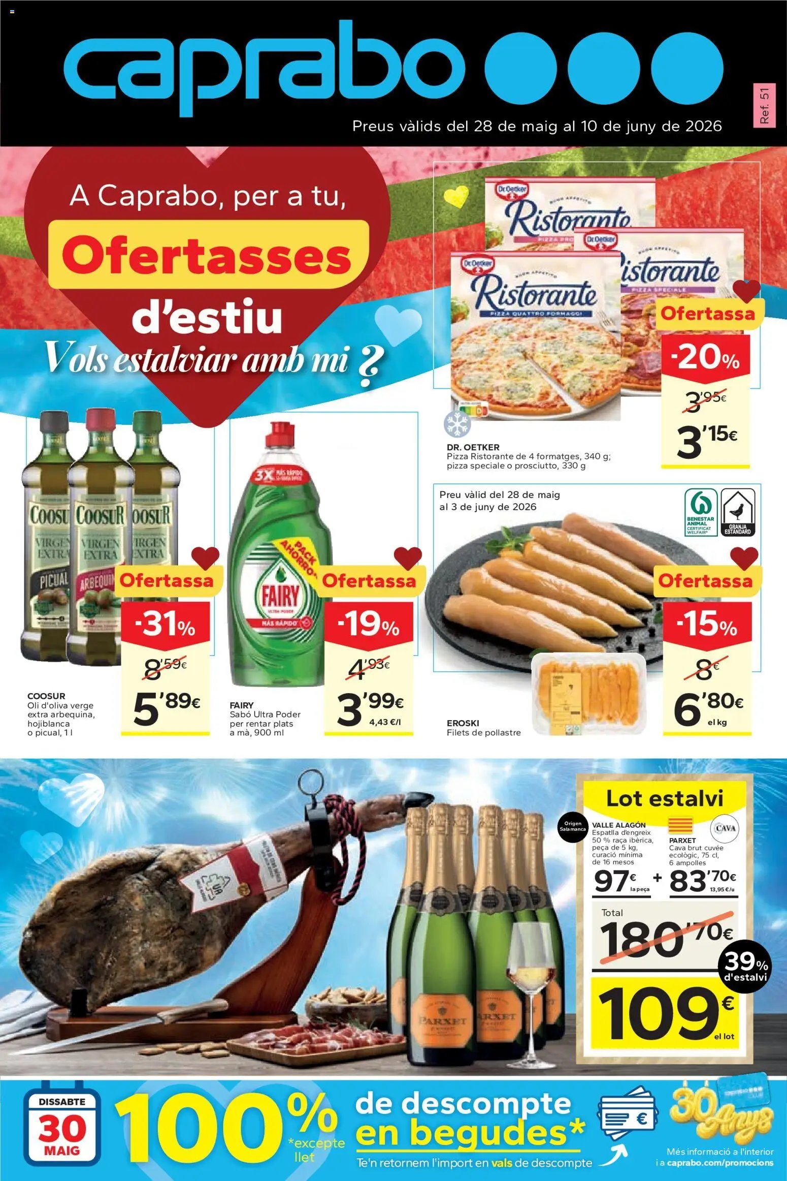Caprabo oferta desde 28/05/2026 Caprabo Ofertasses d'estiu