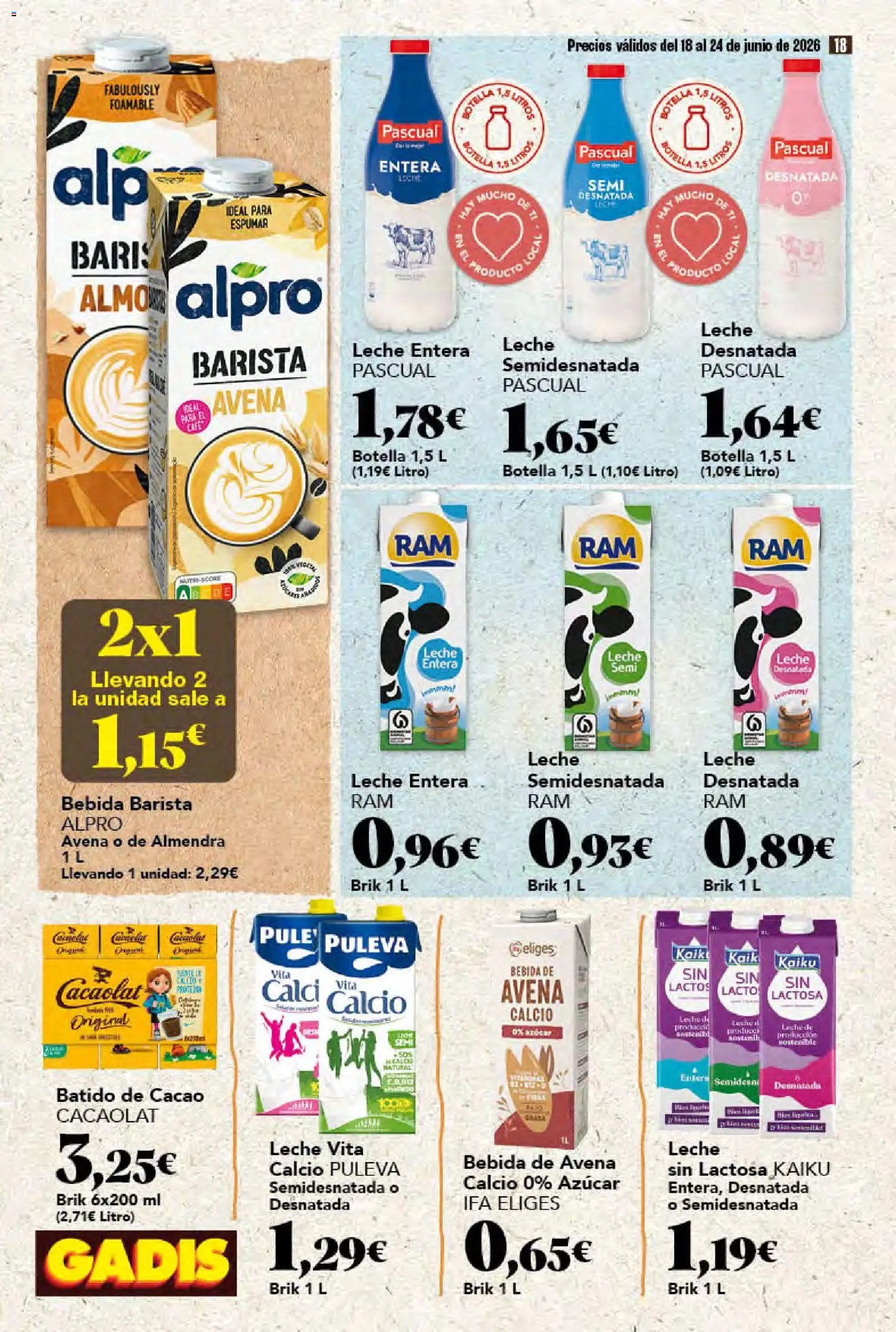 Gadis oferta desde 18/06/2026 Gadis Folleto