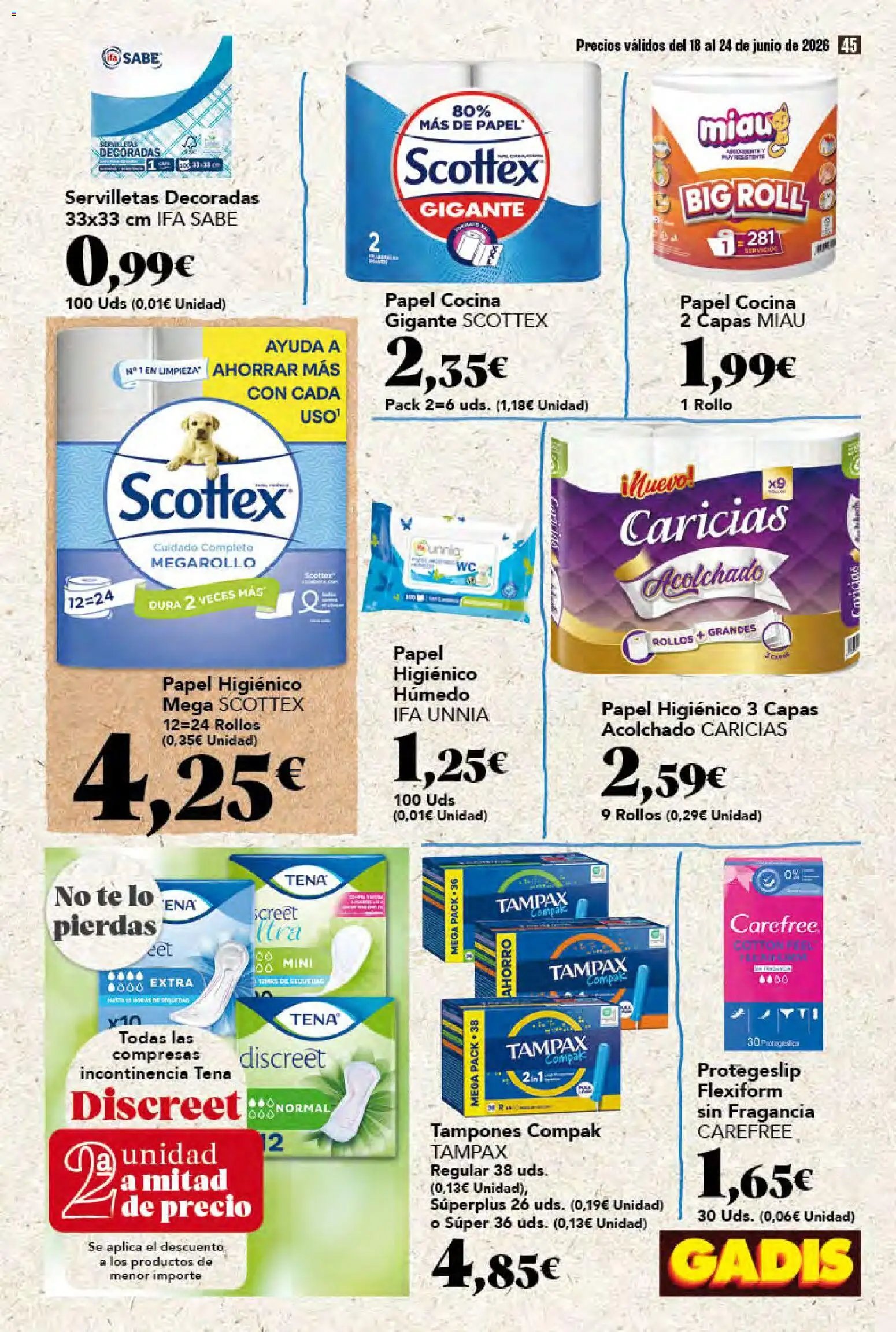 Gadis oferta desde 18/06/2026 Gadis Folleto