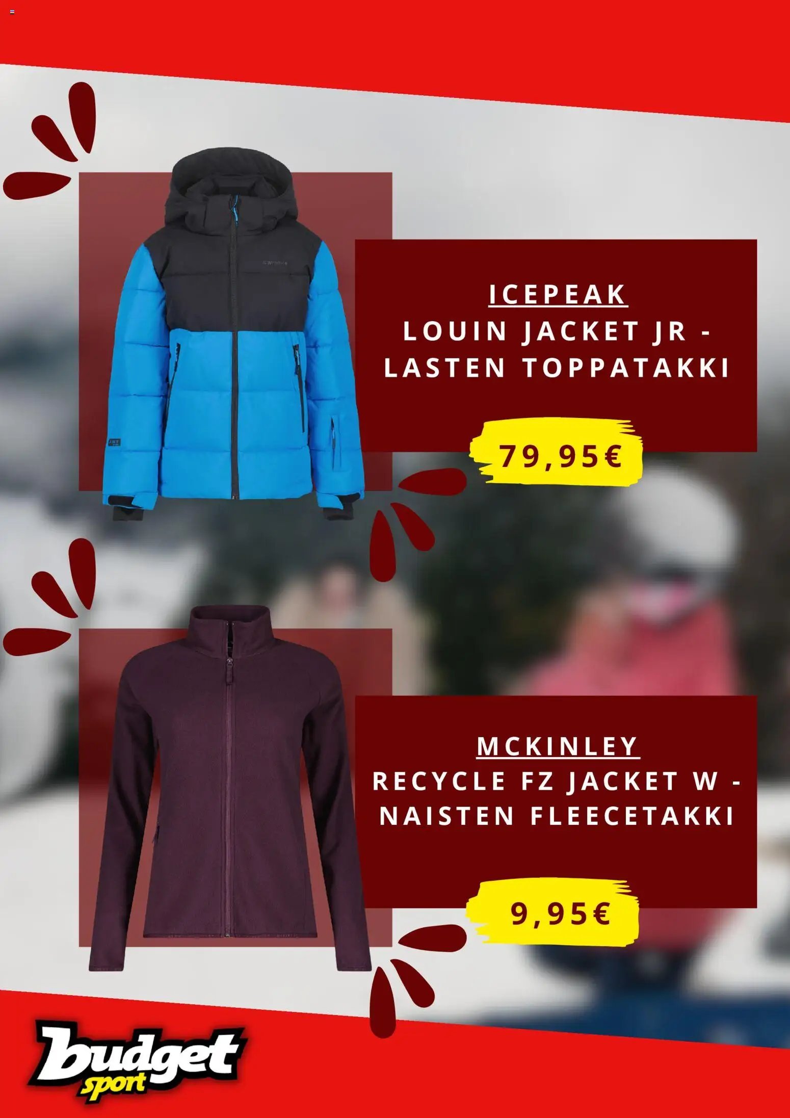 Budget Sport tarjouslehti päivästä 22/01/2026 Tarjoukset