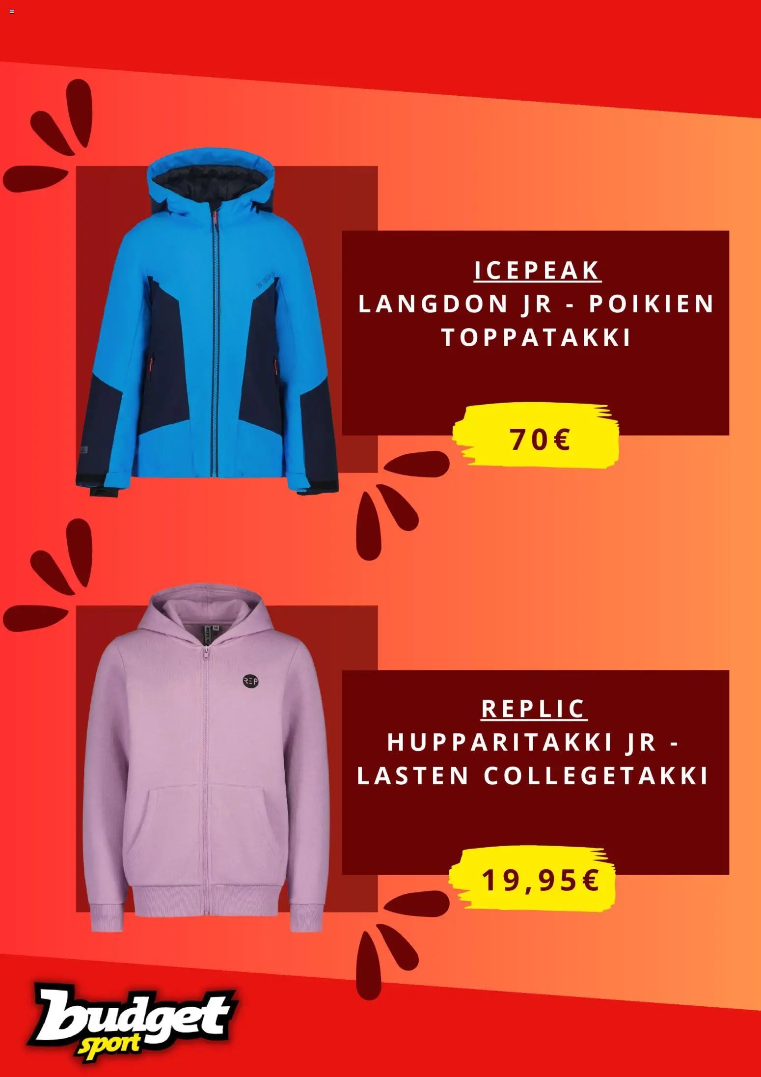 Budget Sport tarjouslehti päivästä 09/03/2026 Budget Sport tarjoukset