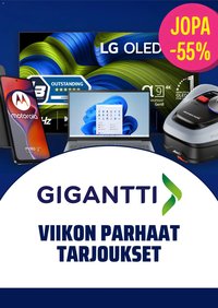 Gigantti tarjouslehti päivästä 19/05/2026 Gigantti tarjoukset