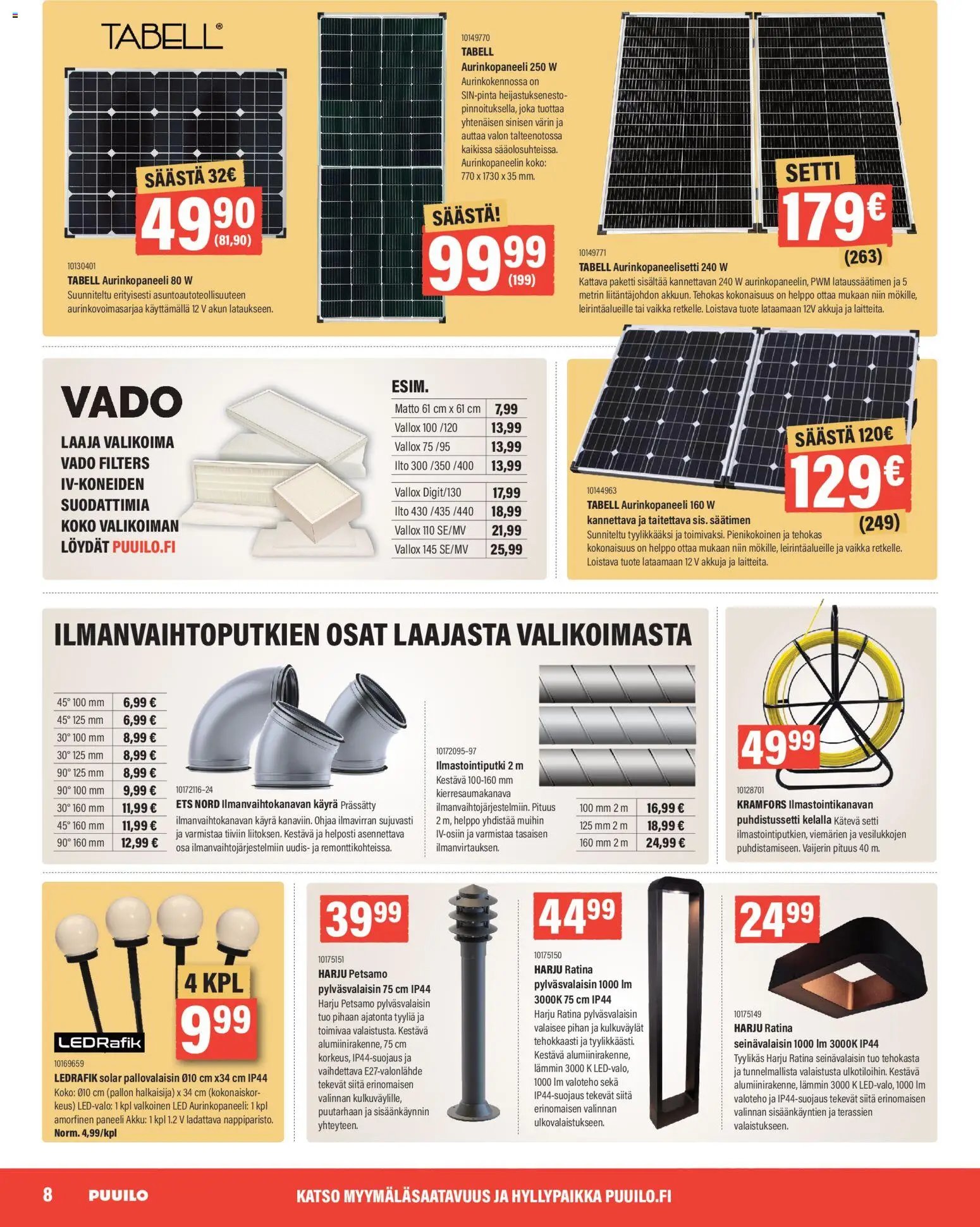 Puuilo tarjouslehti päivästä 07/09/2026 Puuilo tarjoukset