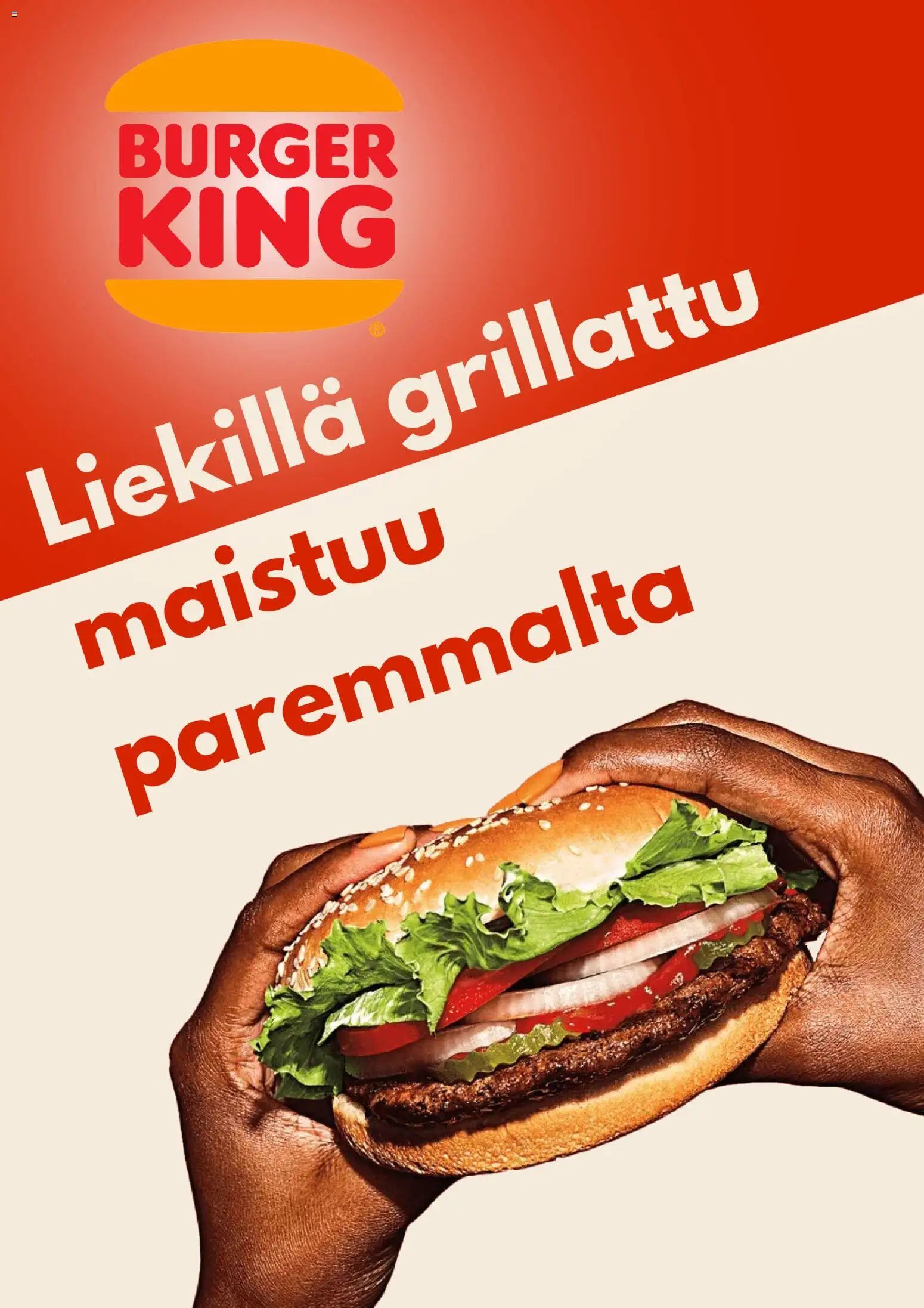 Burger King tarjouslehti päivästä 03/03/2026 Burger King tarjoukset