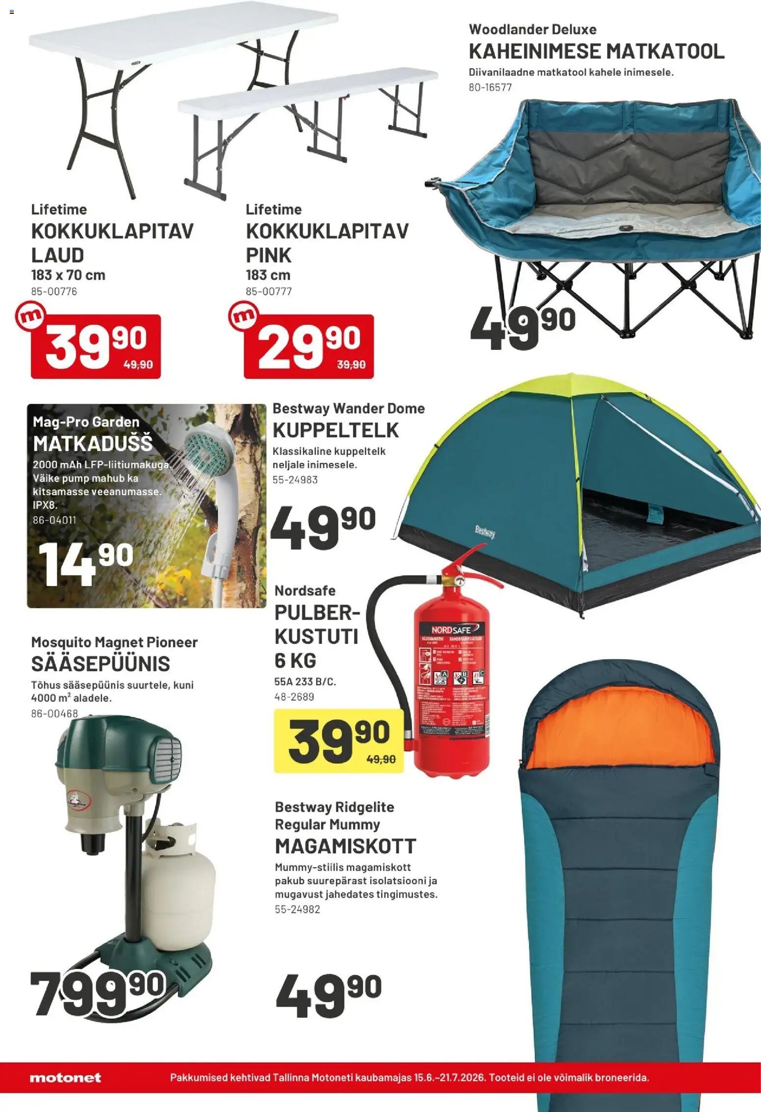 Motonet tarjouslehti päivästä 15/06/2026 Motonet tarjoukset