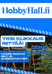 Hobby Hall tarjouslehti päivästä 20/07/2026 Hobby Hall tarjoukset