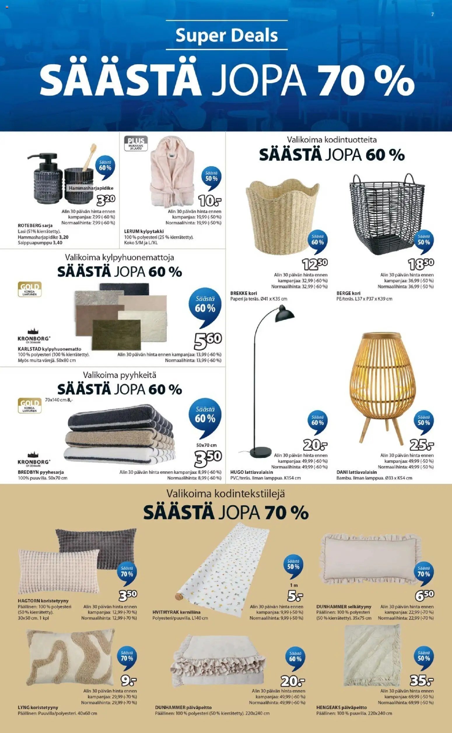 JYSK tarjouslehti päivästä 11/06/2026 JYSK tarjoukset