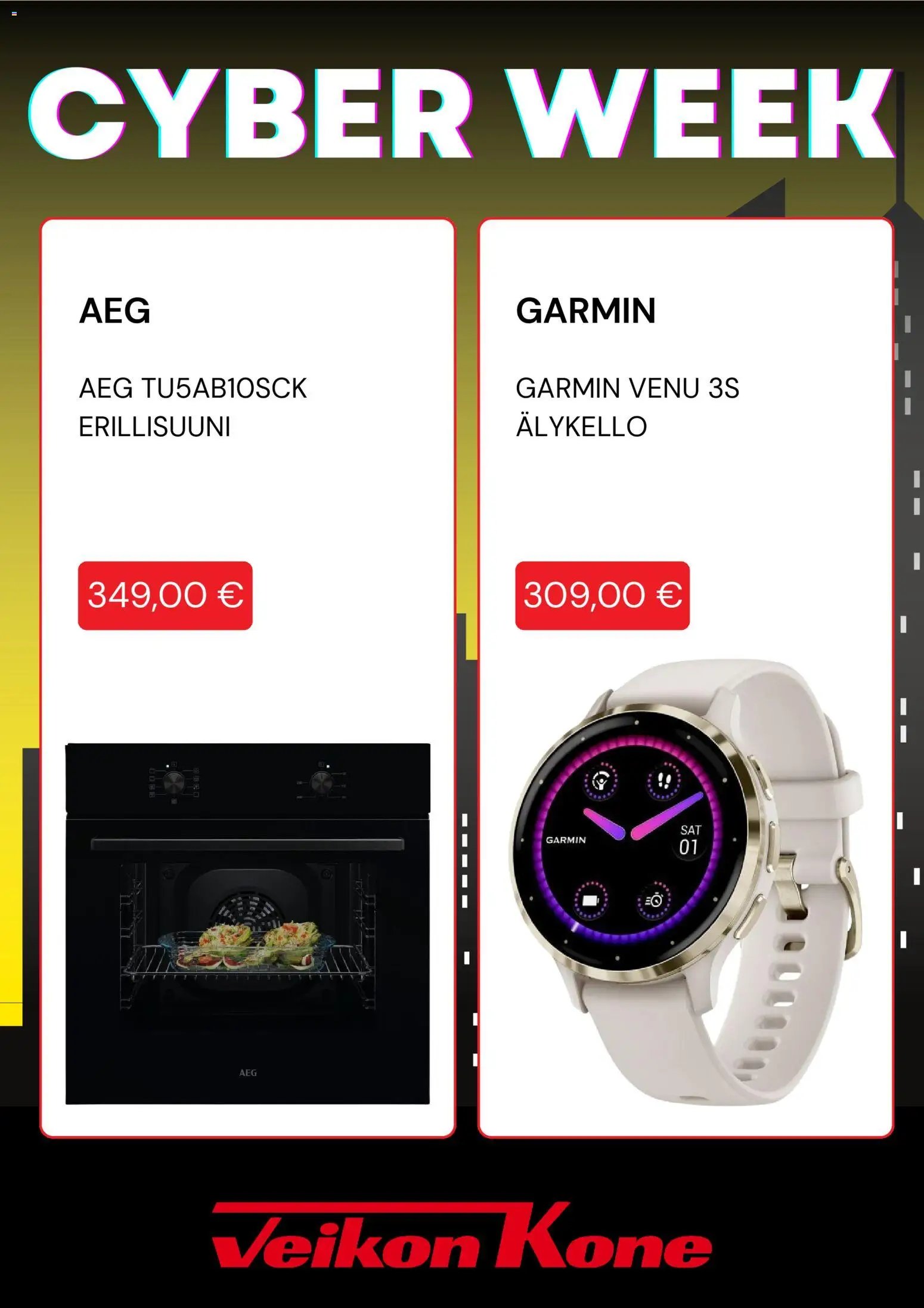 Veikon Kone tarjouslehti päivästä 01/12/2025 Cyber Monday