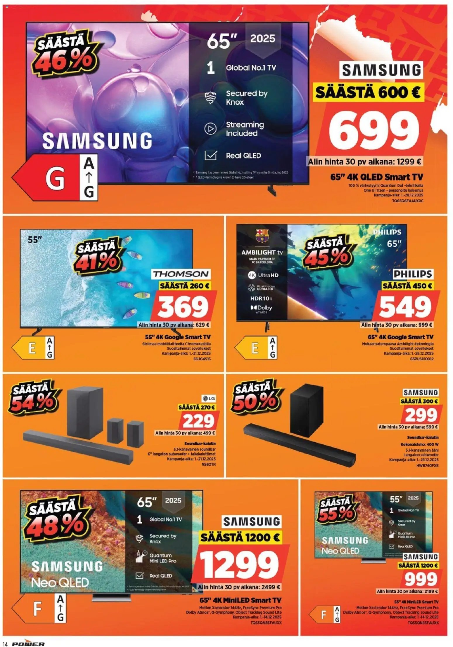 Power tarjouslehti päivästä 12/12/2025 Tarjoukset