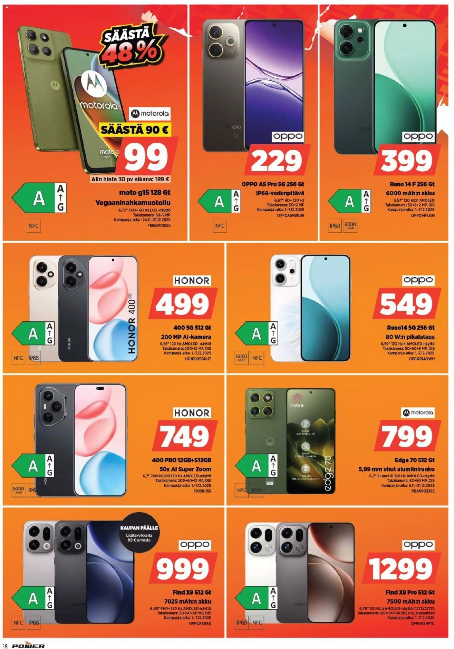 Power tarjouslehti päivästä 12/12/2025 Tarjoukset