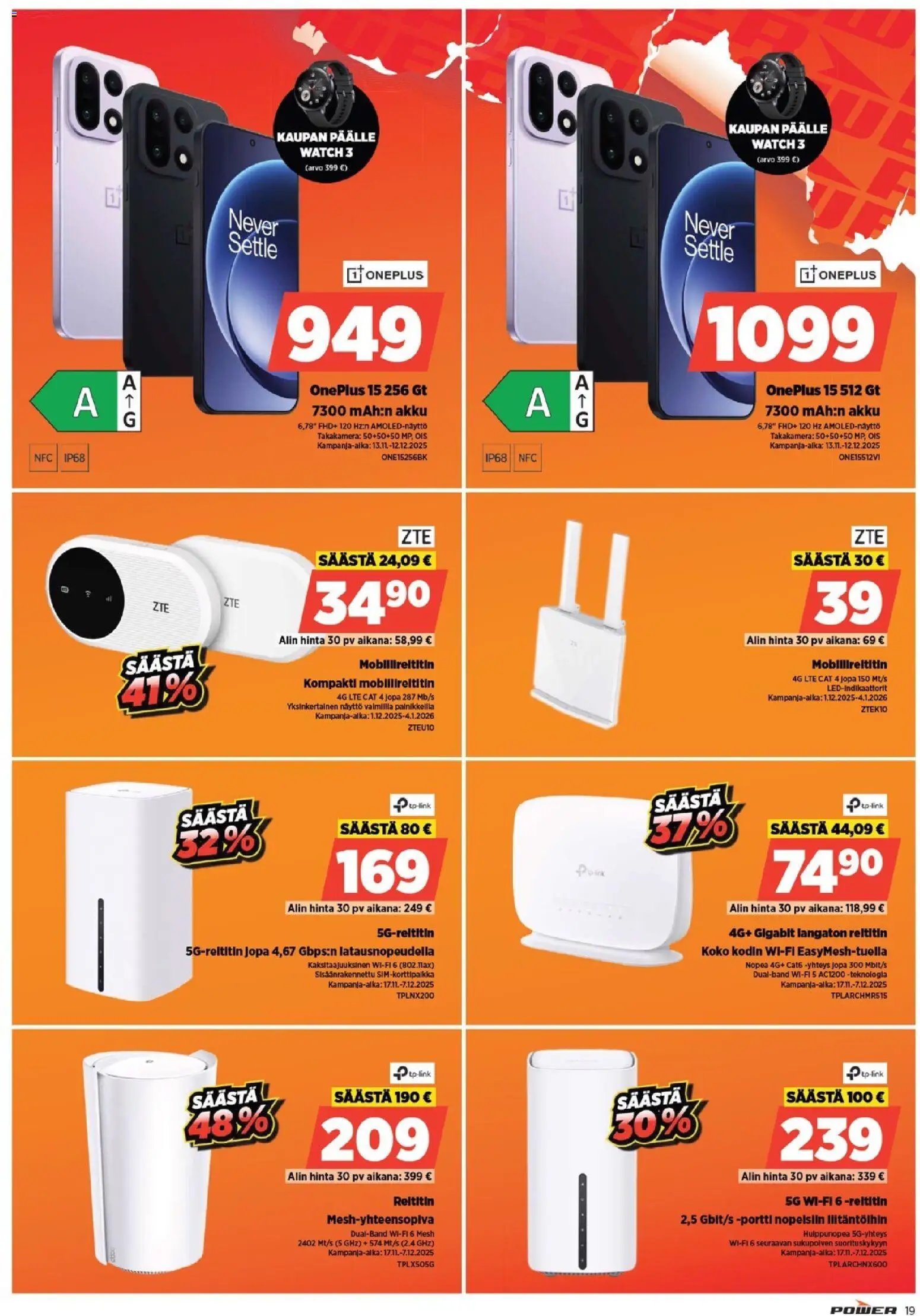 Power tarjouslehti päivästä 12/12/2025 Tarjoukset