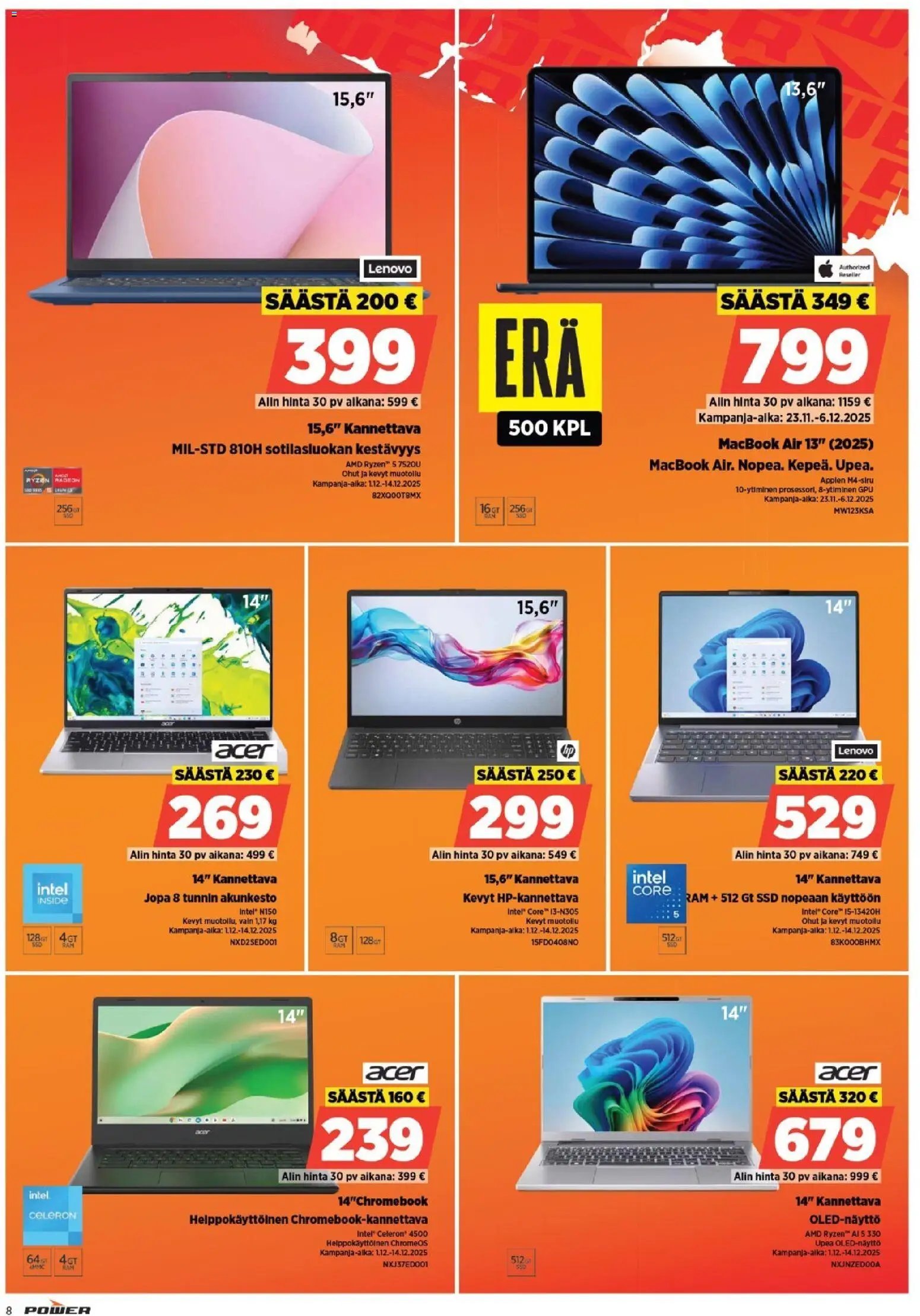 Power tarjouslehti päivästä 12/12/2025 Tarjoukset