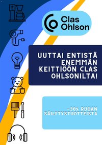 Clas Ohlson tarjouslehti päivästä 03/03/2026 Clas Ohlson tarjoukset