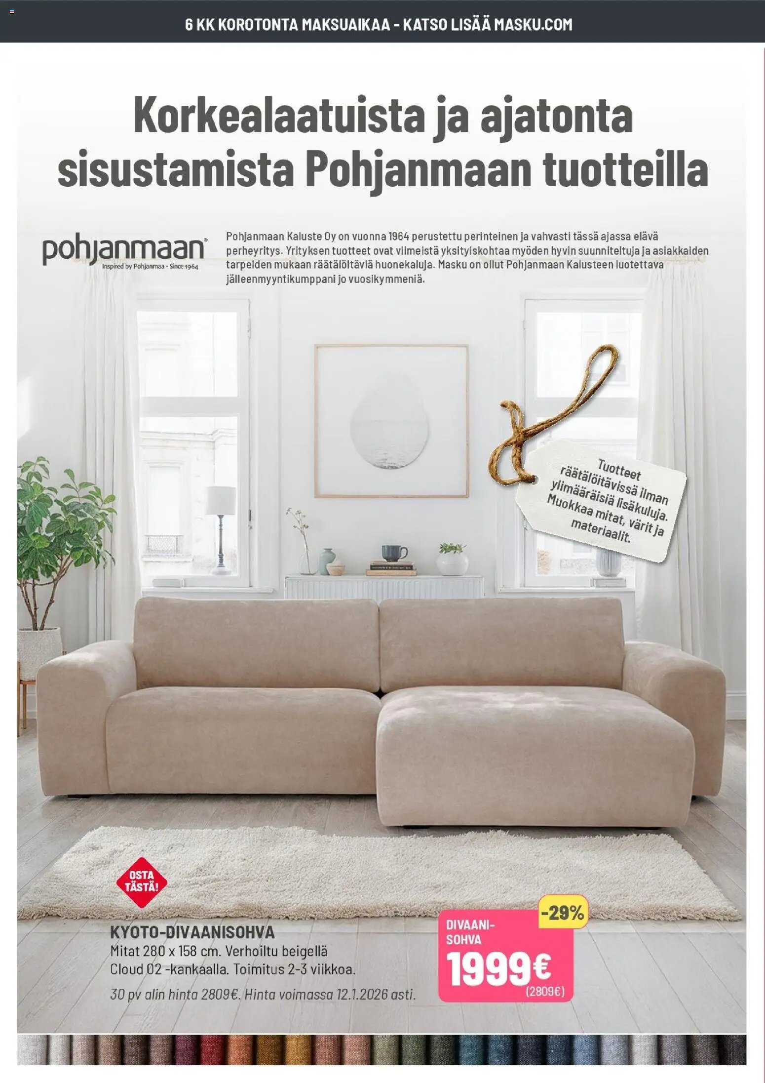 Masku tarjouslehti päivästä 05/01/2026 Tarjoukset