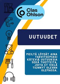 Clas Ohlson tarjouslehti päivästä 15/04/2026 Clas Ohlson tarjoukset