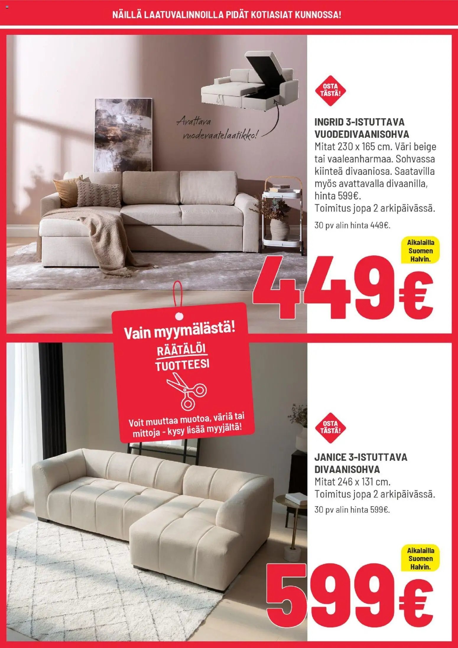 Masku tarjouslehti päivästä 08/12/2025 Tarjoukset