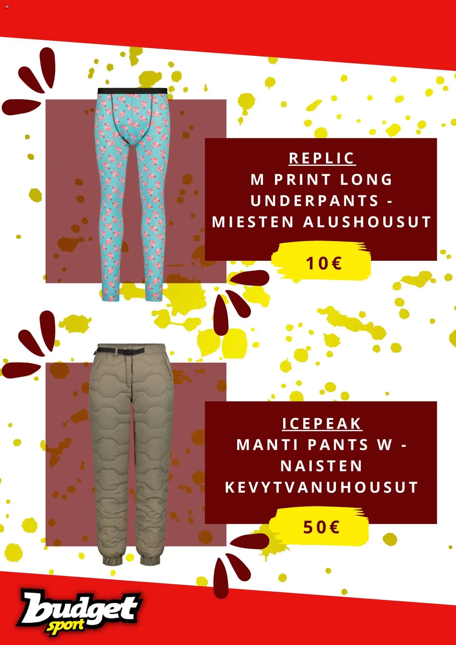Budget Sport tarjouslehti päivästä 02/01/2026 Tarjoukset