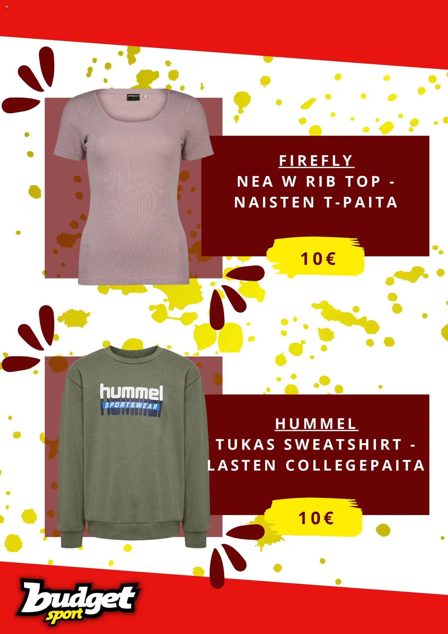 Budget Sport tarjouslehti päivästä 02/01/2026 Tarjoukset