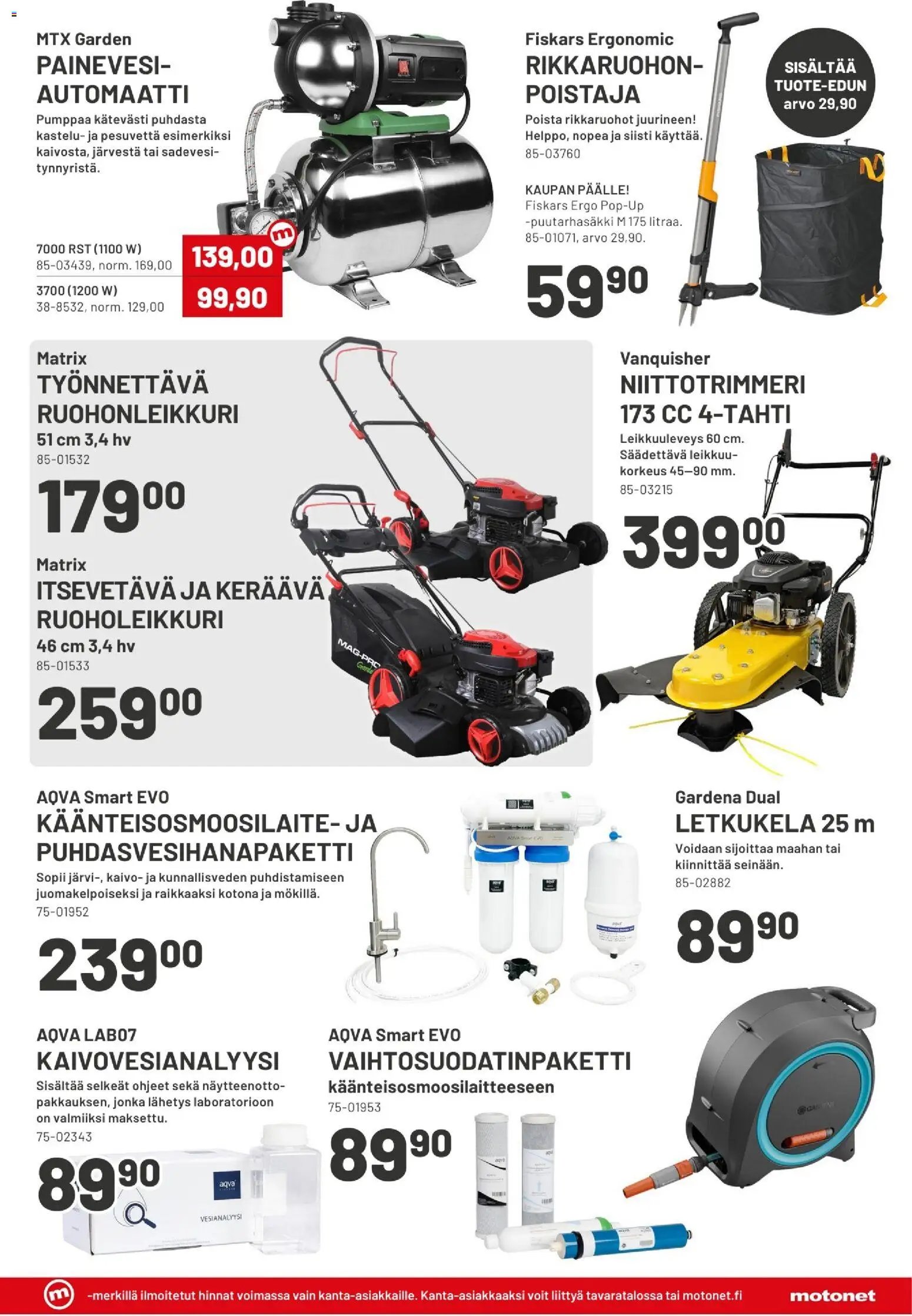 Motonet tarjouslehti päivästä 15/06/2026 Motonet tarjoukset