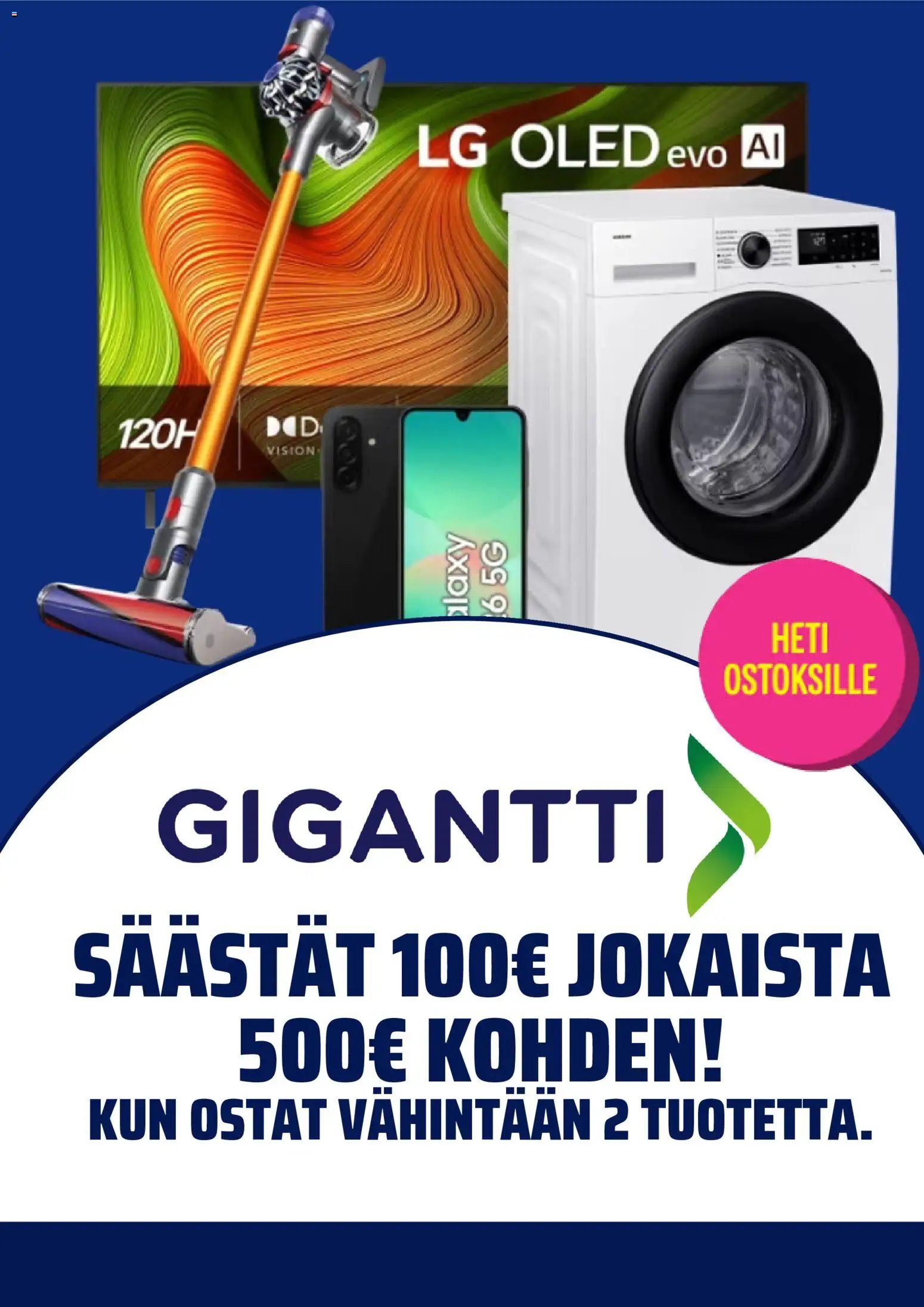 Gigantti tarjouslehti päivästä 08/05/2026 Gigantti tarjoukset