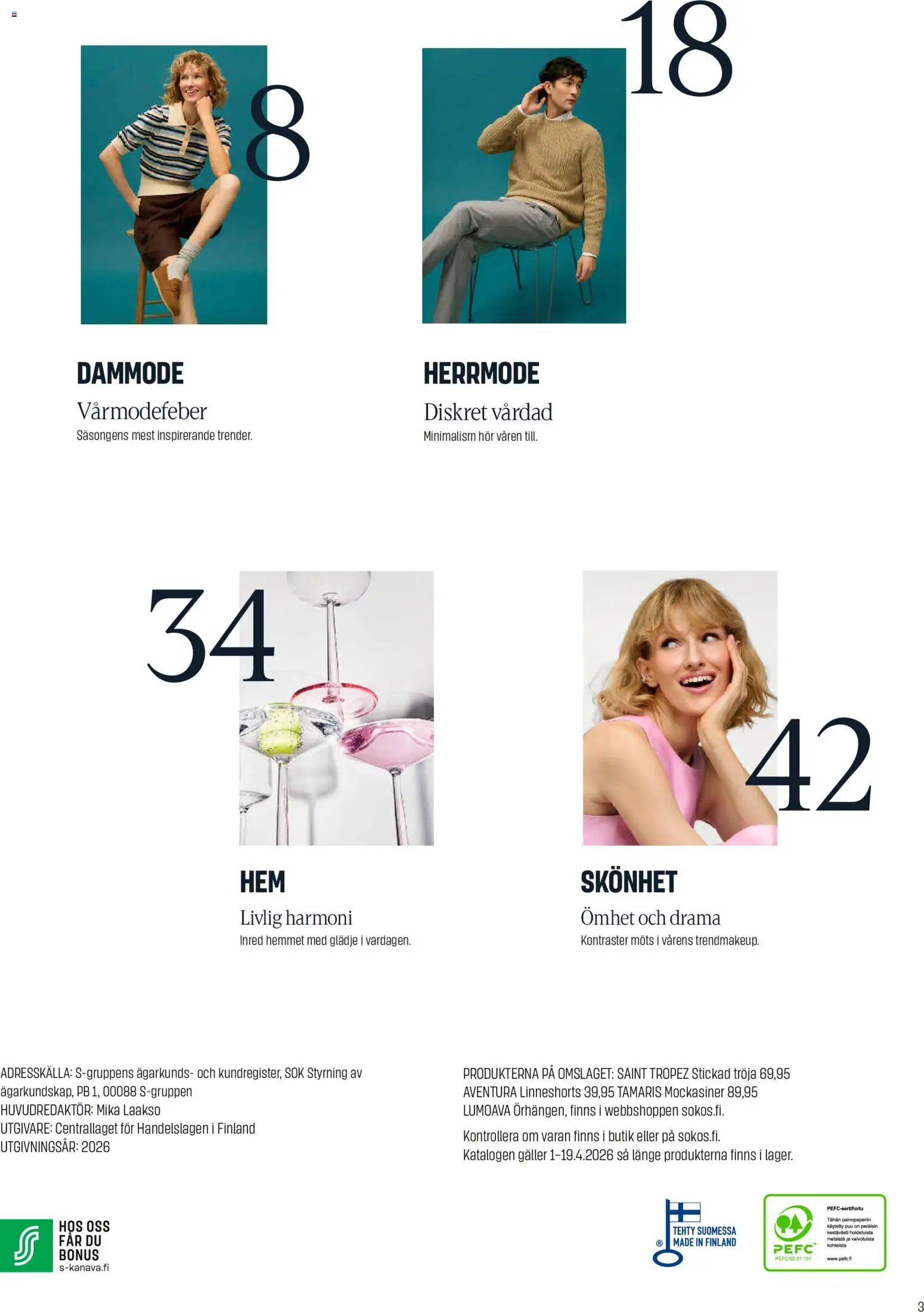 Sokos tarjouslehti päivästä 01/04/2026 Sokos tarjoukset - Emotion