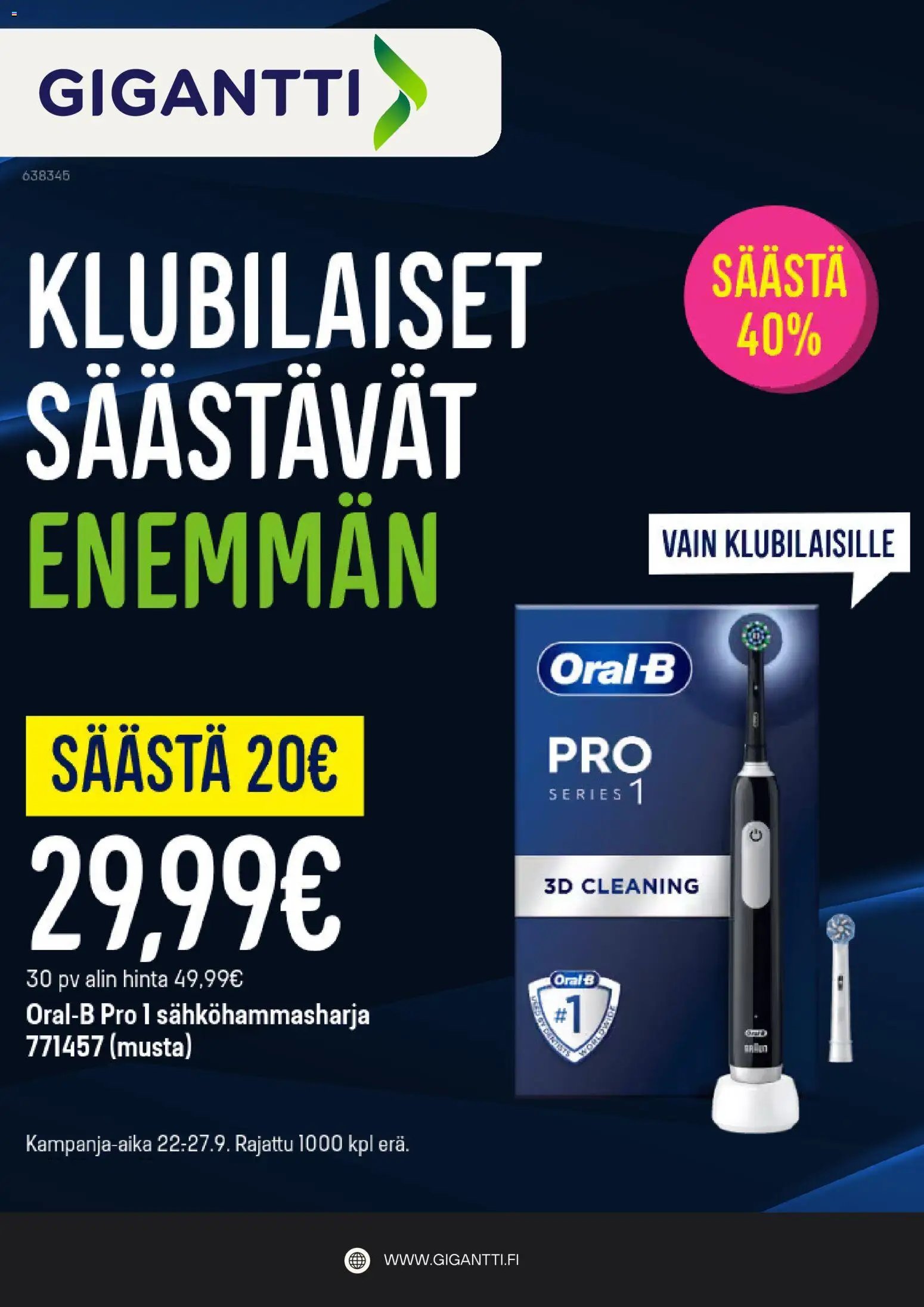 Gigantti tarjouslehti päivästä 25/09/2026 Gigantti tarjoukset
