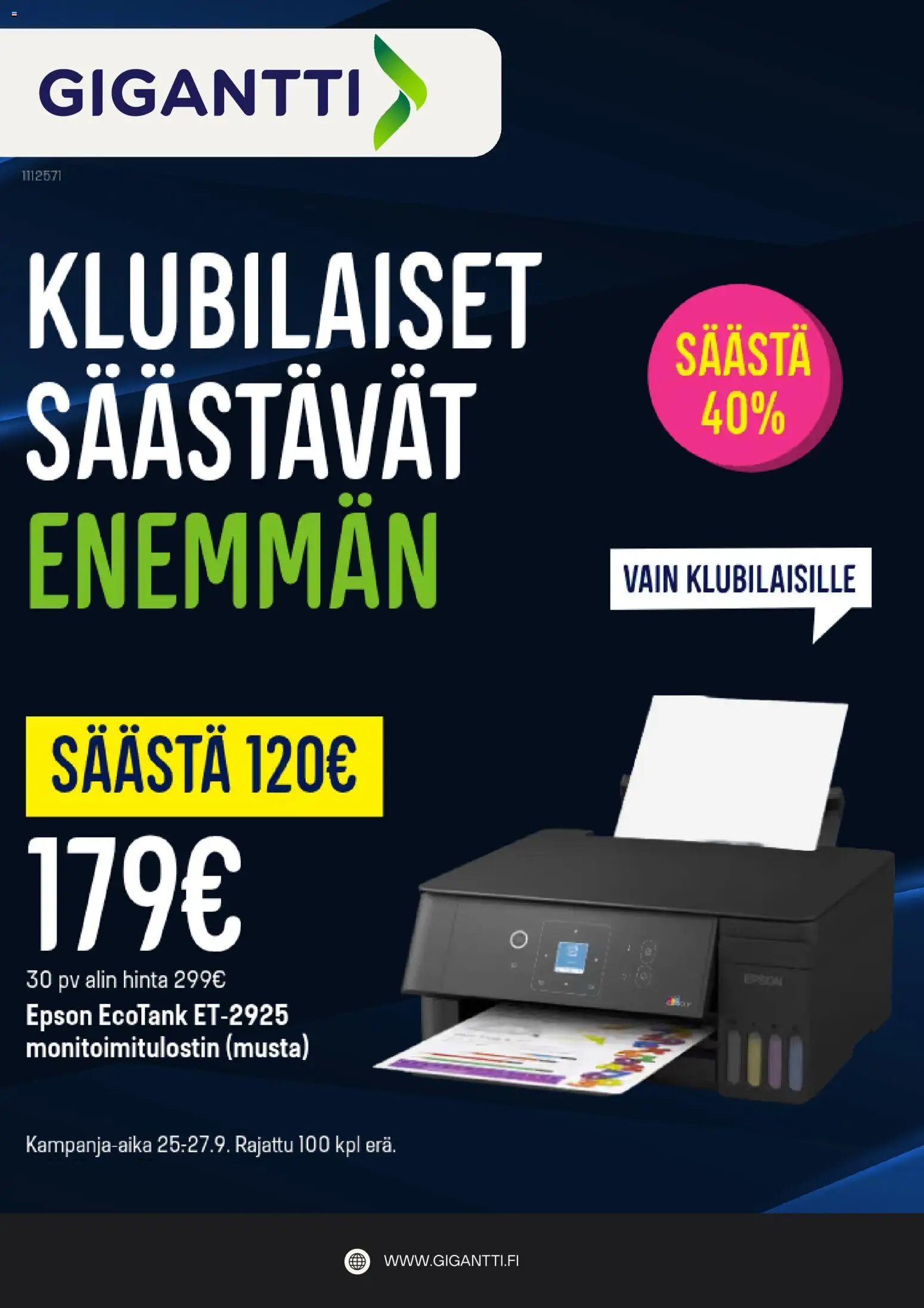 Gigantti tarjouslehti päivästä 25/09/2026 Gigantti tarjoukset