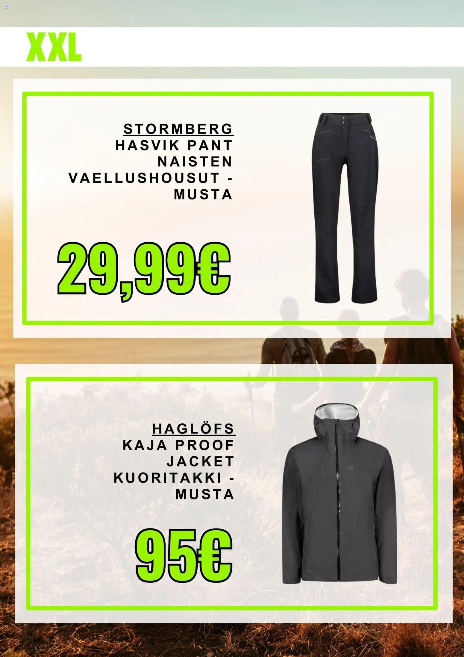 XXL tarjouslehti päivästä 18/05/2026 XXL tarjoukset