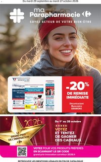 Carrefour catalogue à partir du 29/09/2026 Carrefour Ma parapharmacie