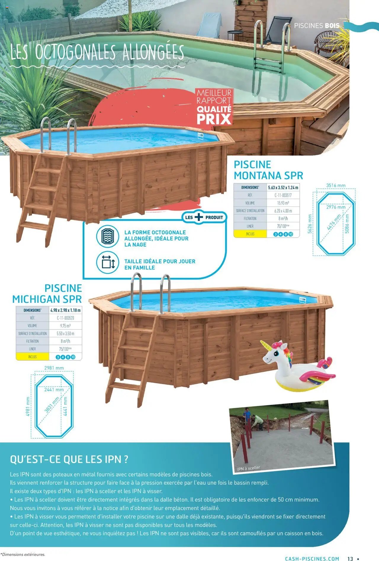 Cash Piscines catalogue à partir du 01/03/2024 Guide piscines hors-sol