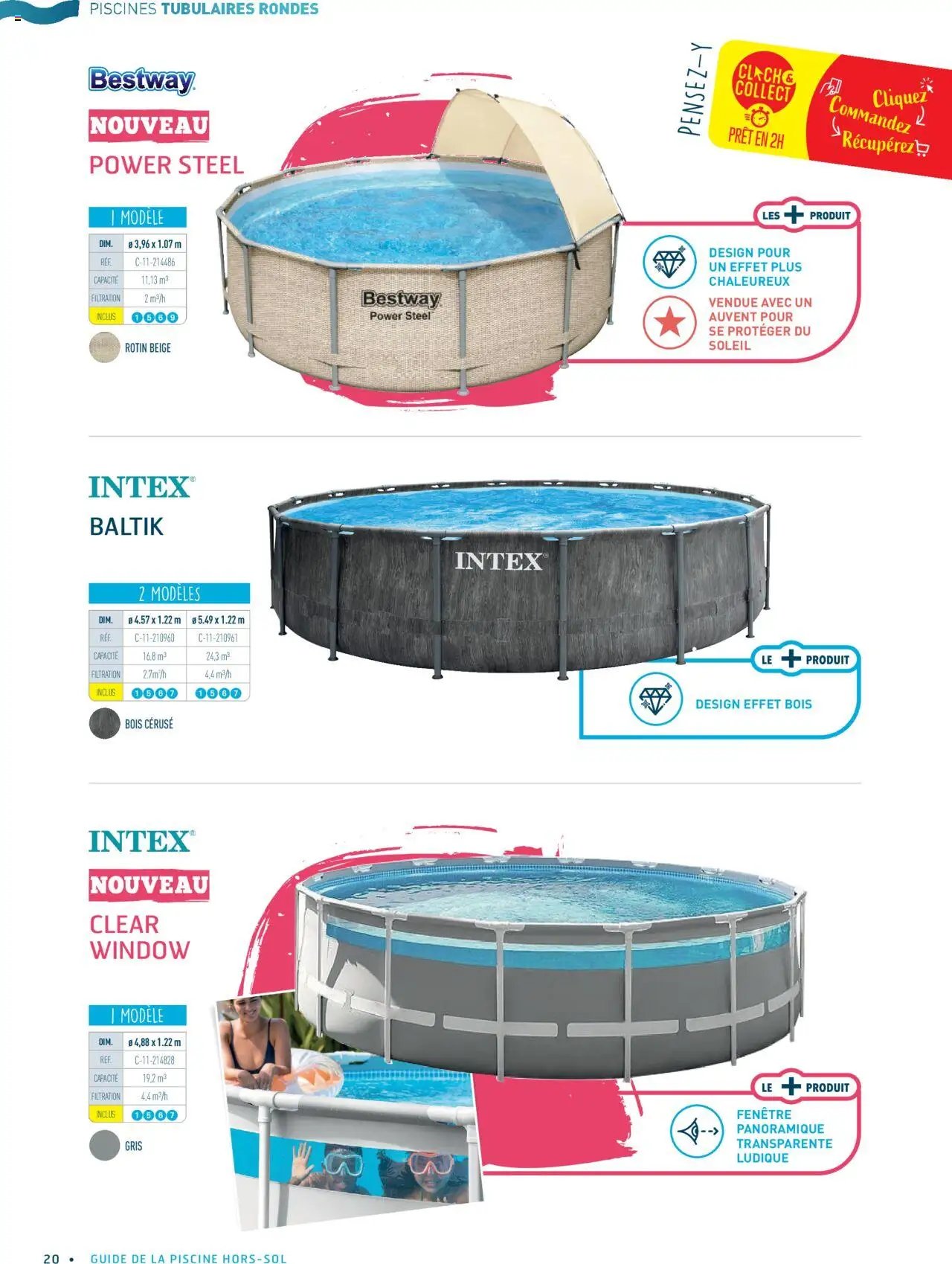 Cash Piscines catalogue à partir du 01/03/2024 Guide piscines hors-sol