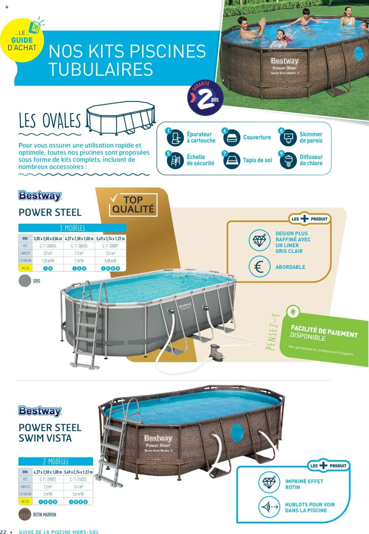 Cash Piscines catalogue à partir du 01/03/2024 Guide piscines hors-sol