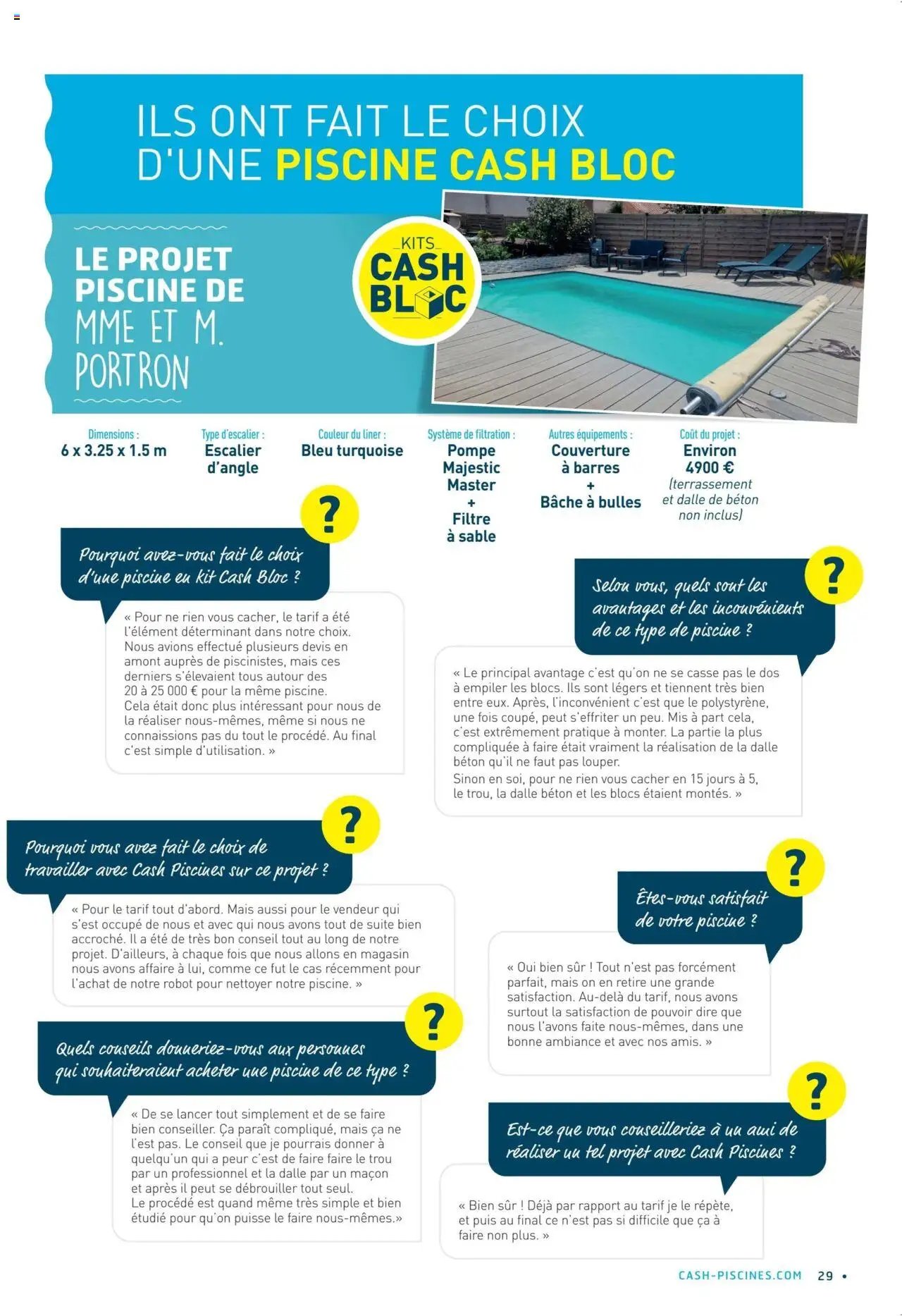 Cash Piscines catalogue à partir du 01/03/2024 Catalogue