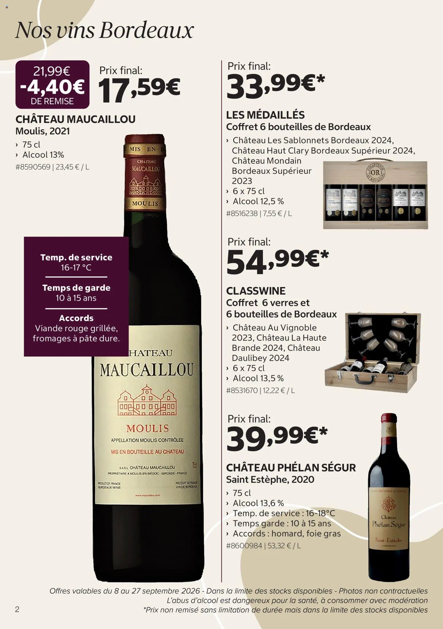 Costco catalogue à partir du 08/09/2026 Costco Foire aux vins