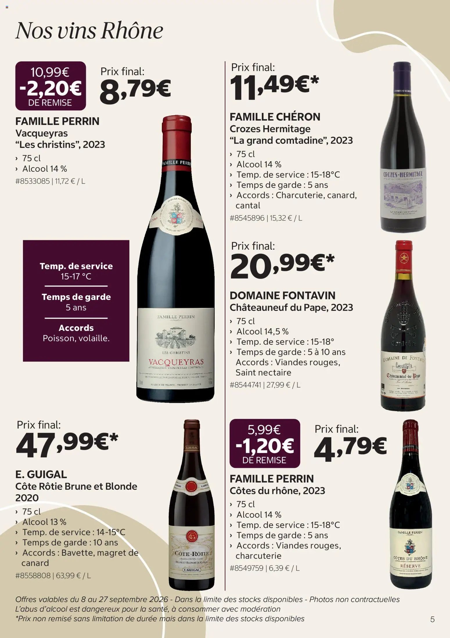 Costco catalogue à partir du 08/09/2026 Costco Foire aux vins