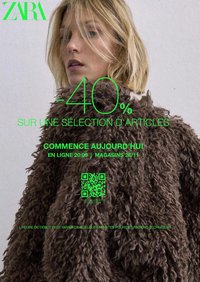 Zara catalogue à partir du 27/11/2025 Black Friday