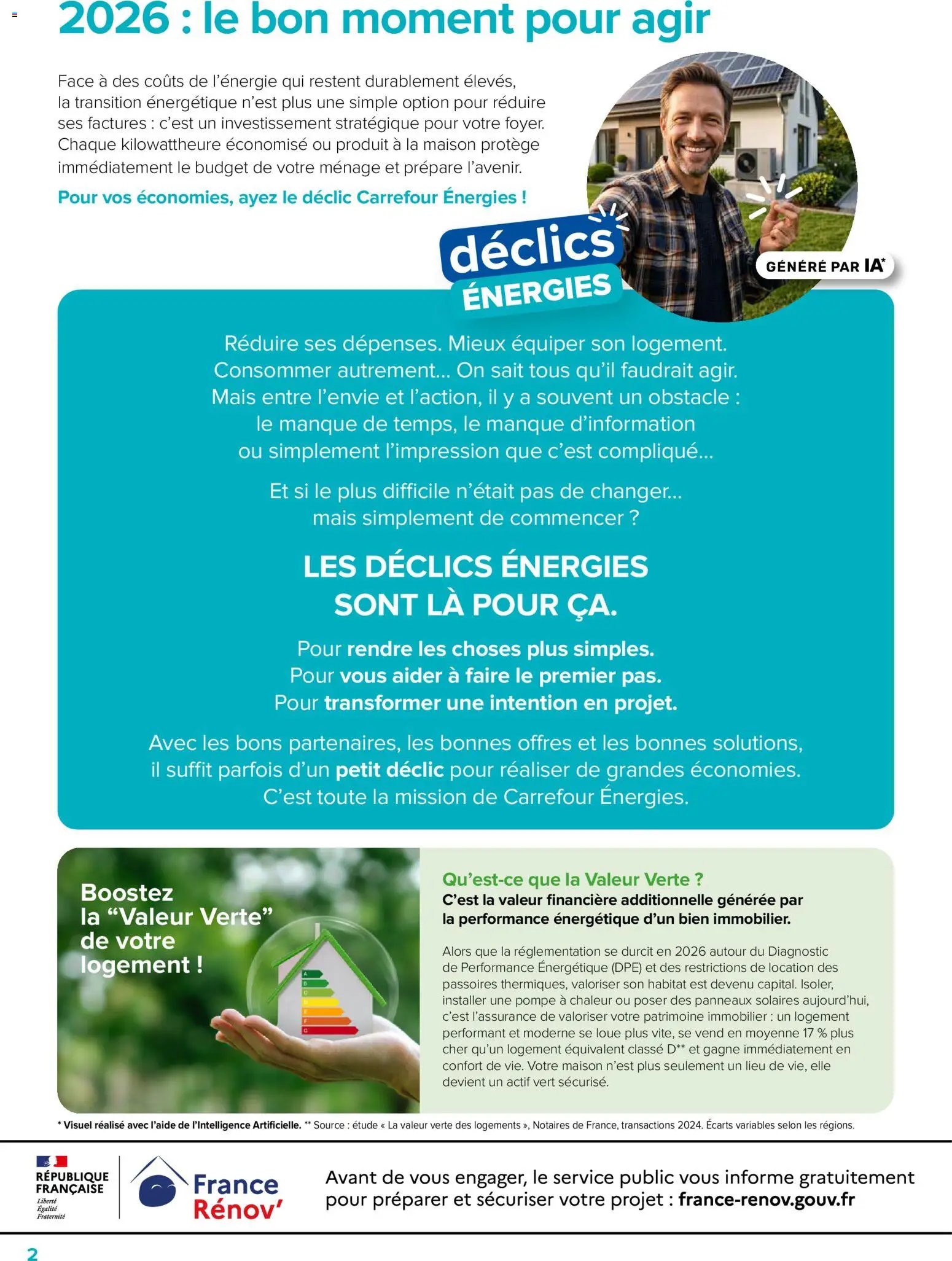 Carrefour catalogue à partir du 22/09/2026 Carrefour Livre blanc 2026 - carrefour energies