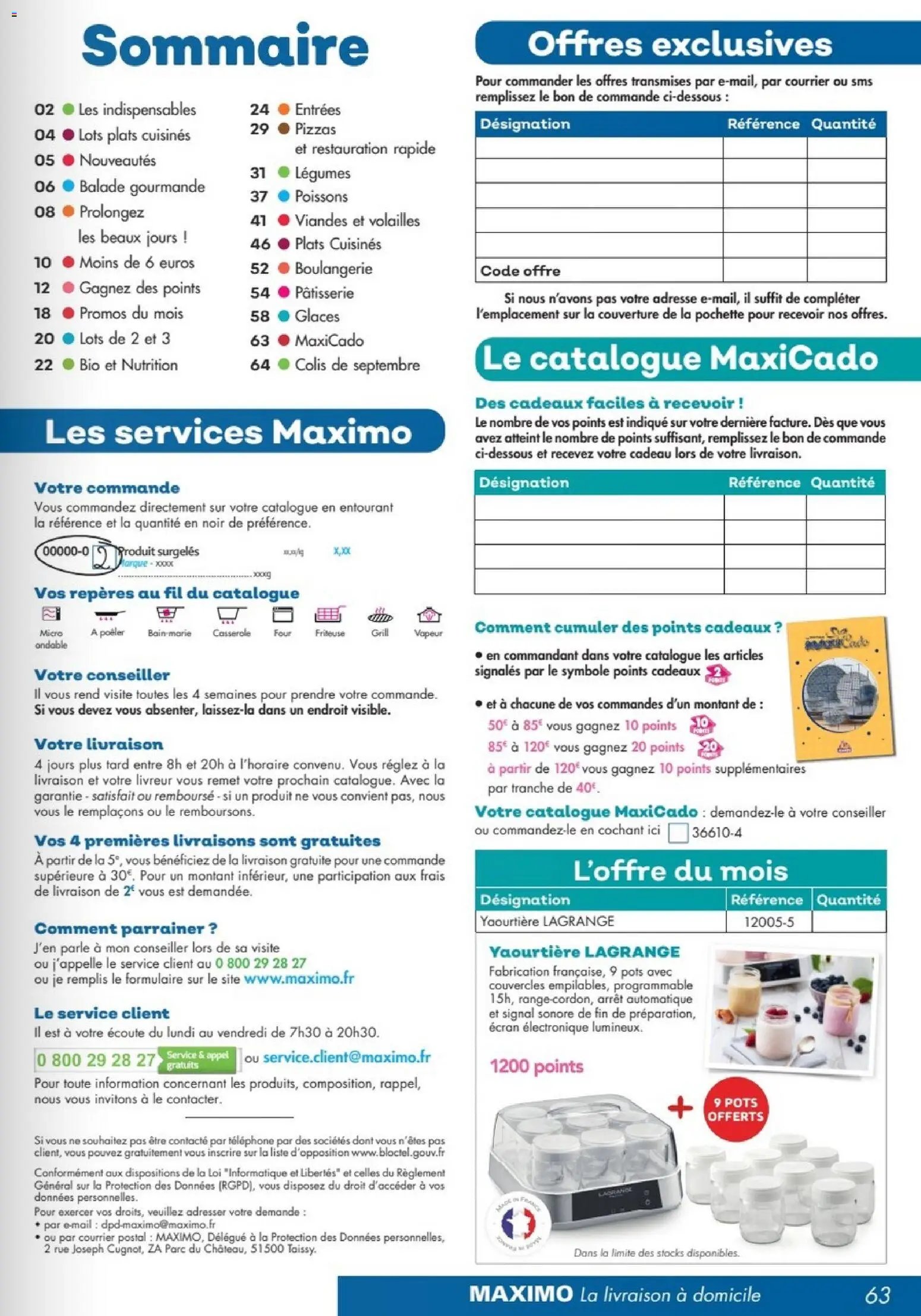 Maximo catalogue à partir du 24/08/2026 Maximo catalogue
